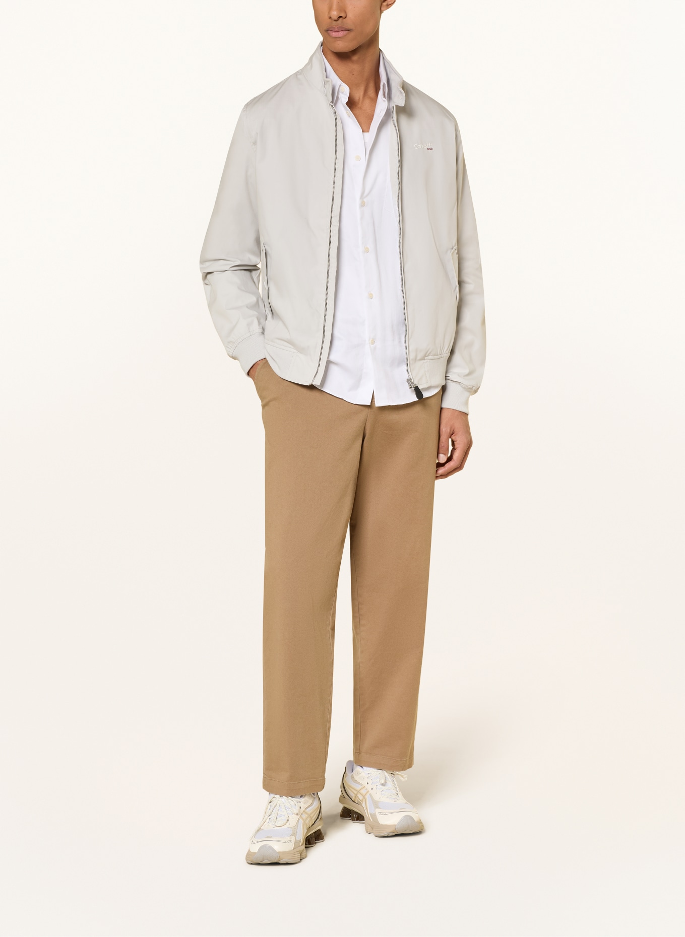 Schott NYC Blouson: HELLGRAU