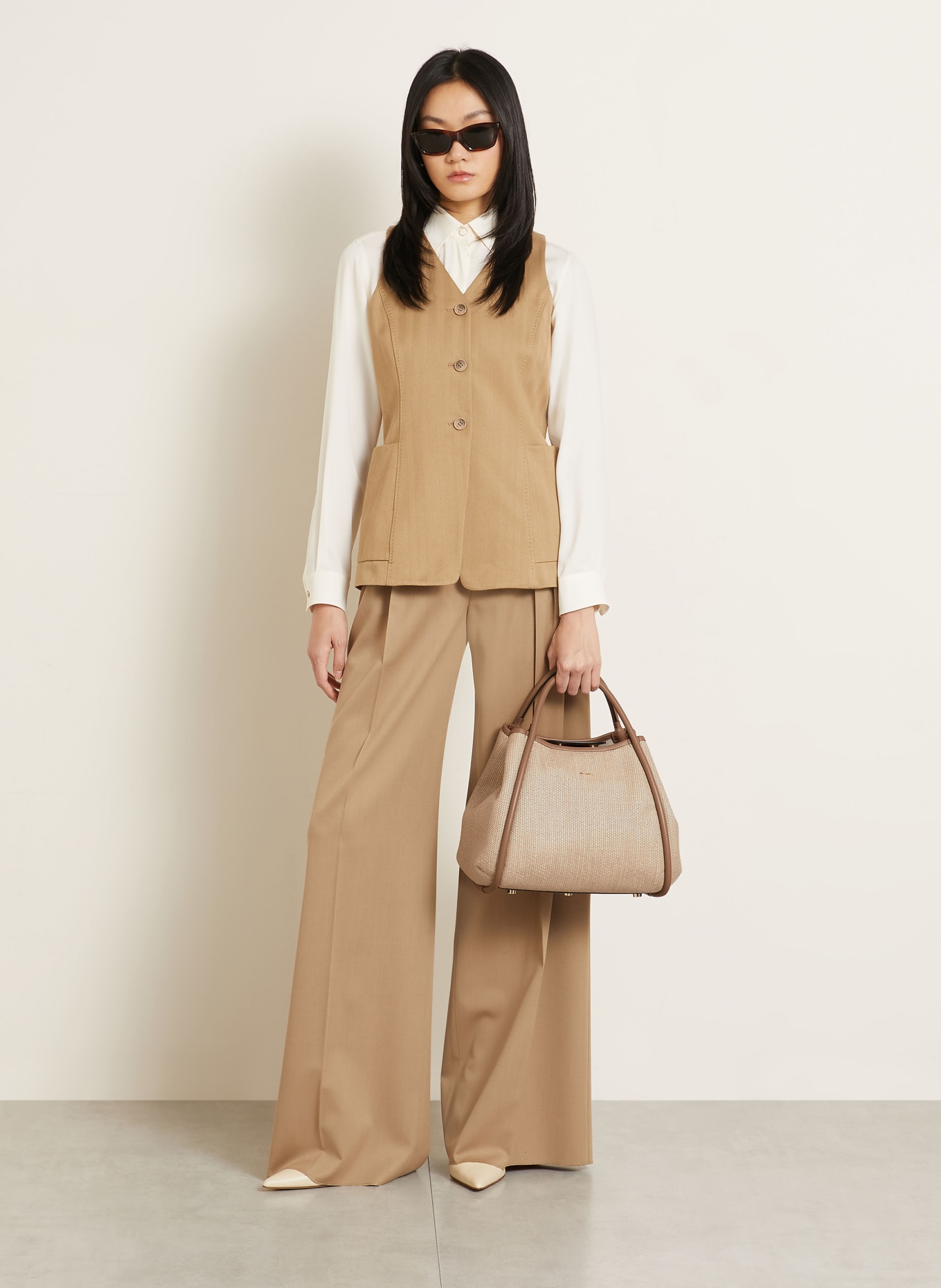 Max Mara Kabelka SUMMARINES: BÉŽOVÁ / SVĚTLE HNĚDÁ