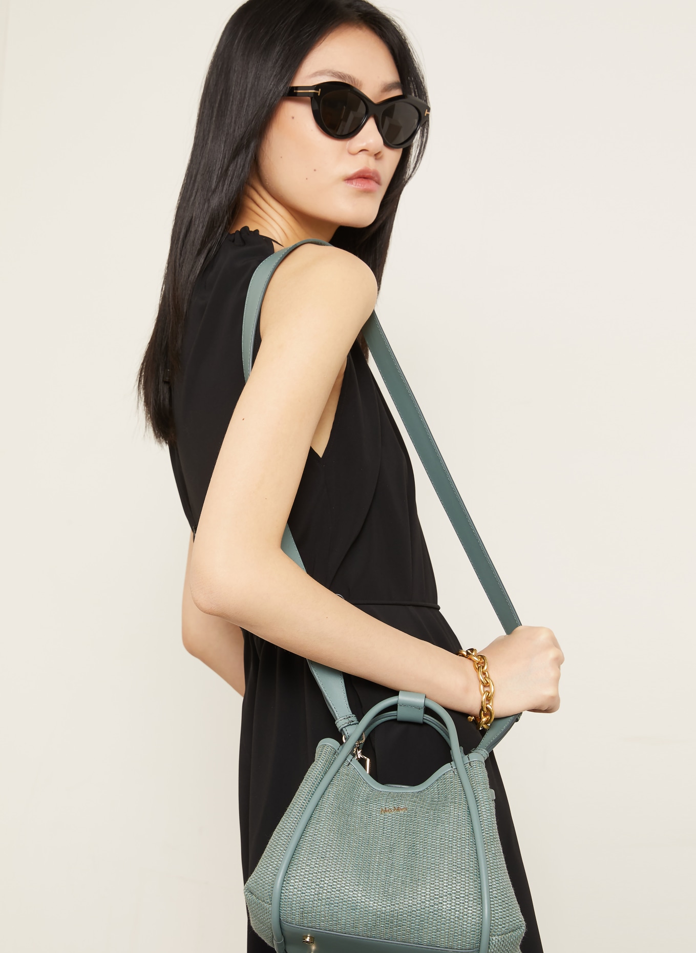 Max Mara Sac à main MARINE XS: MENTHE