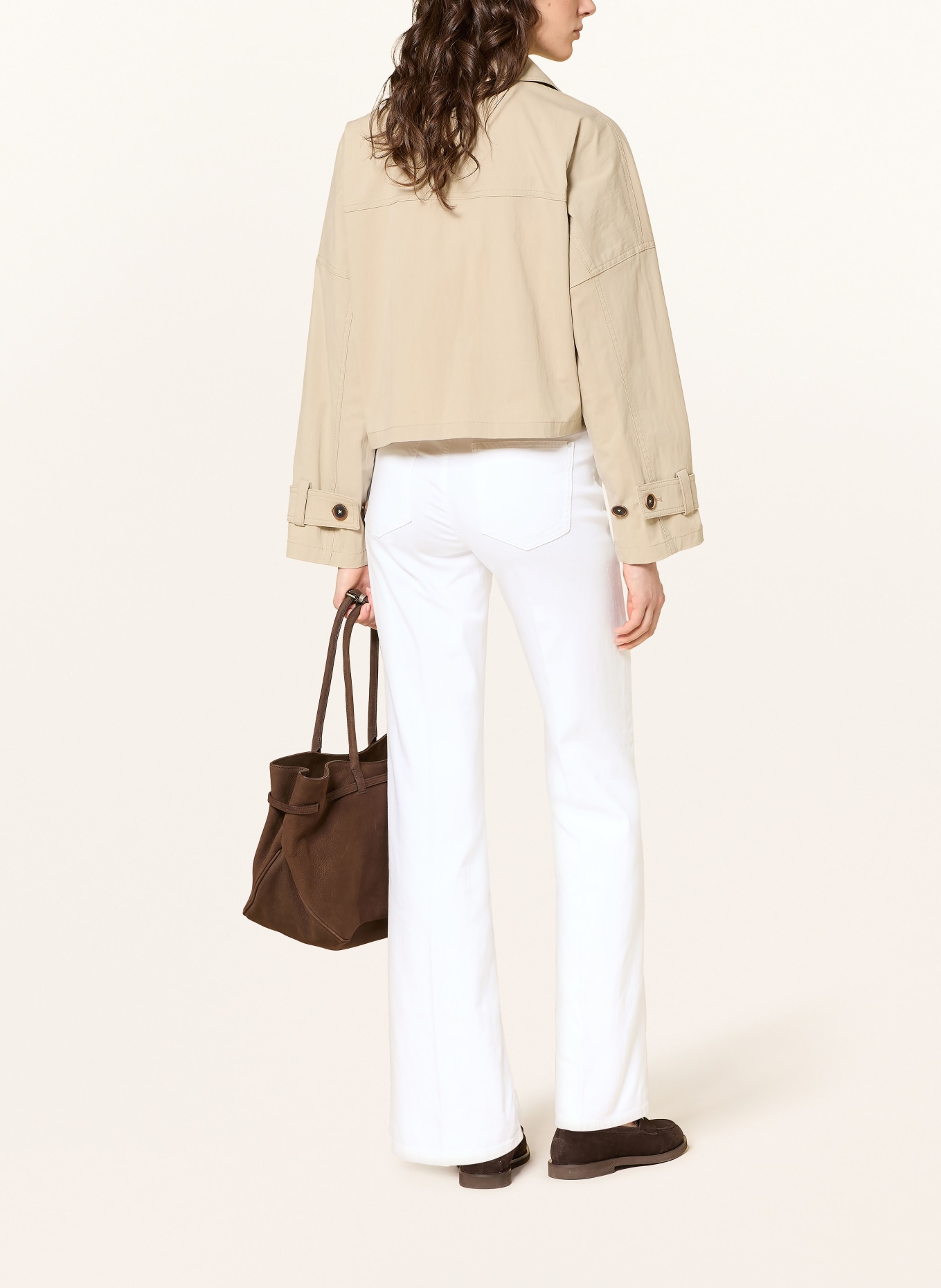 RAFFAELLO ROSSI Dżinsy z rozszerzanymi nogawkami NELLA: 120 Natur