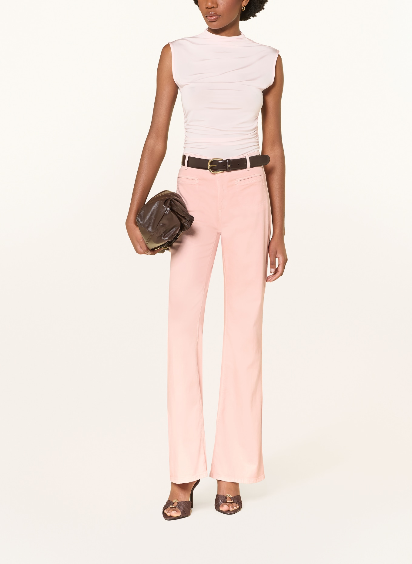 RAFFAELLO ROSSI Flared jeans NELLA: 518 ORCHIDEE