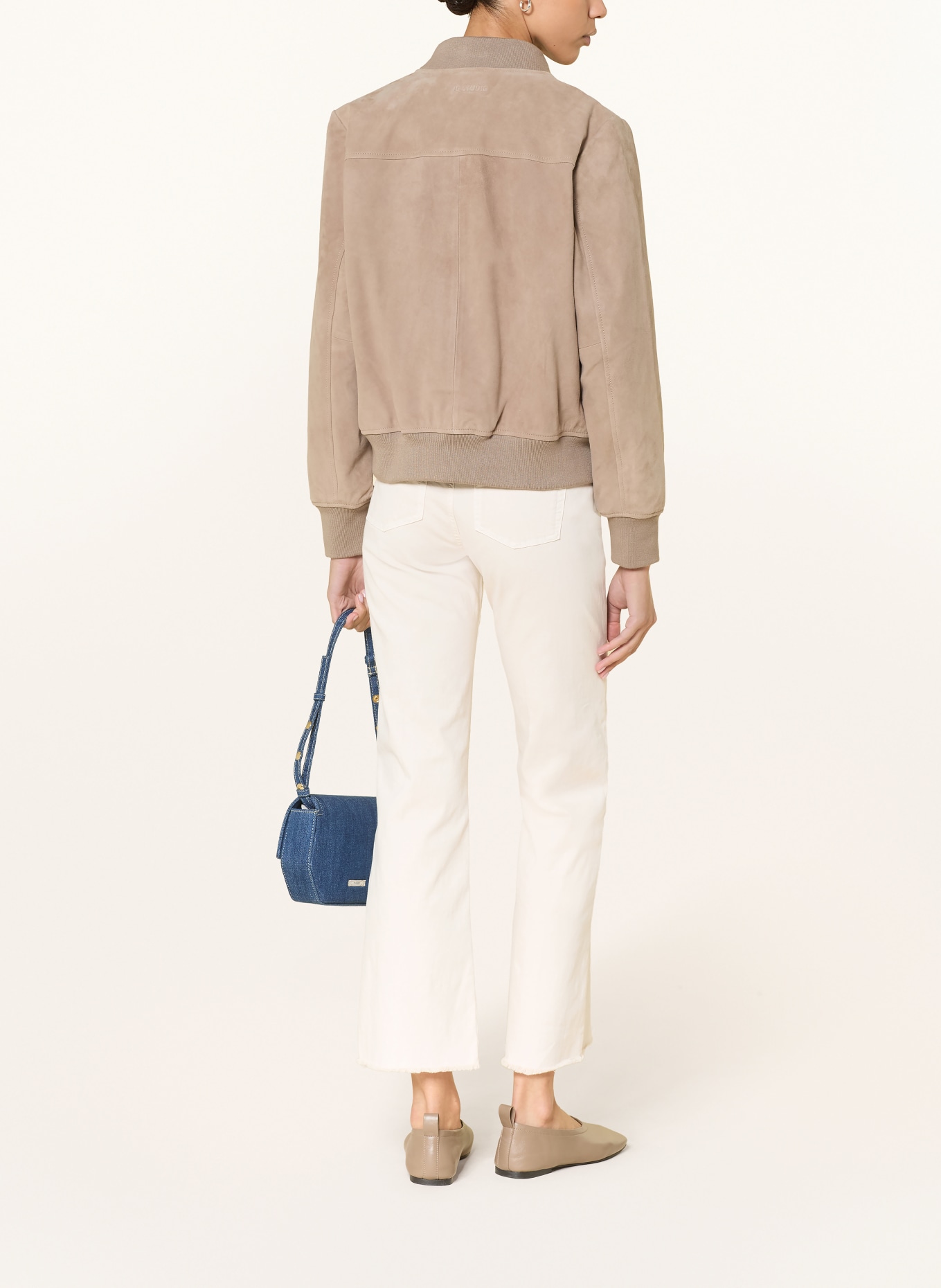 RAFFAELLO ROSSI Džíny s rozšiřujícími se nohavicemi VIC: 325 crema