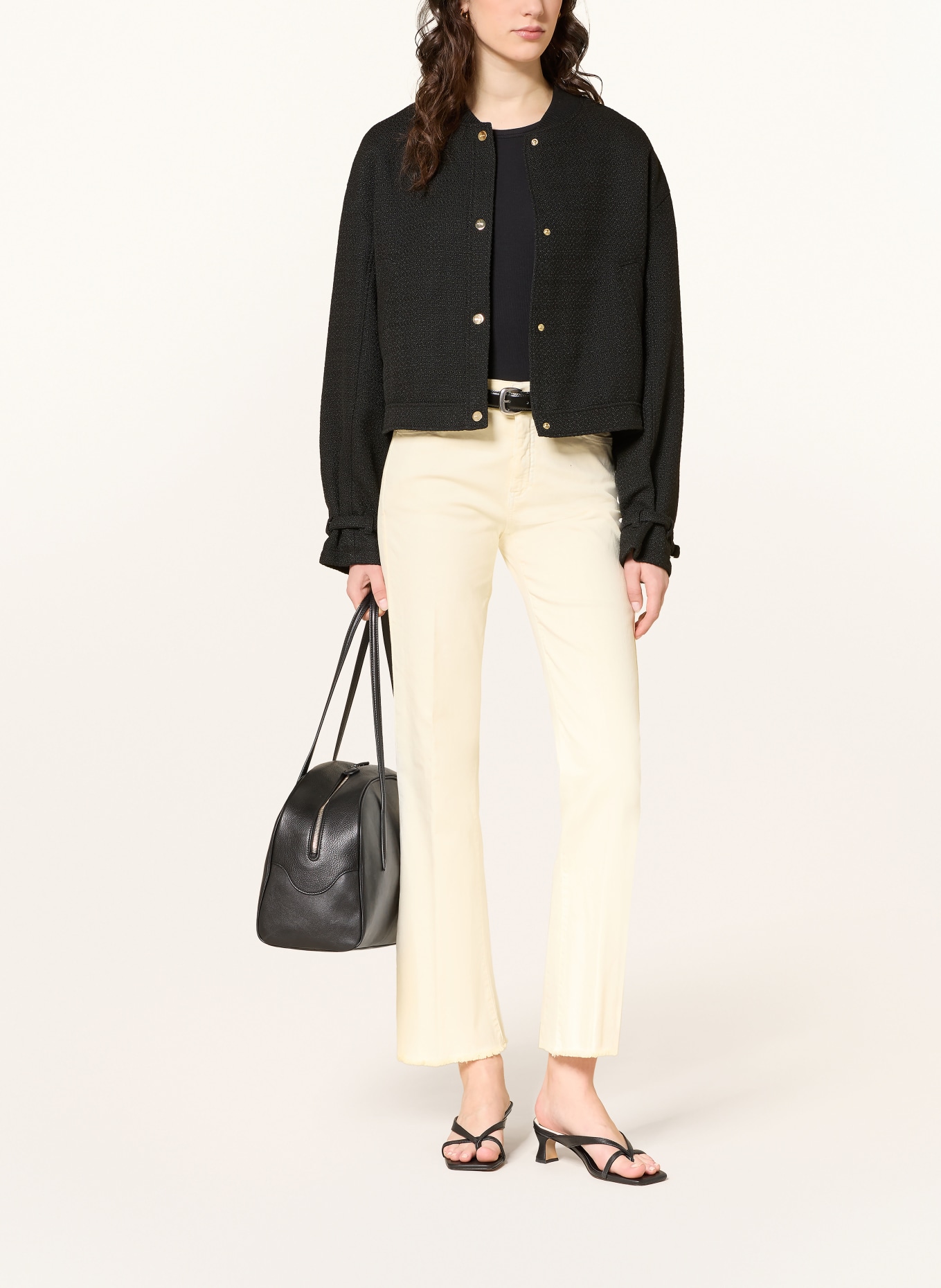 RAFFAELLO ROSSI Jean bootcut VIC: 210 VANILLE