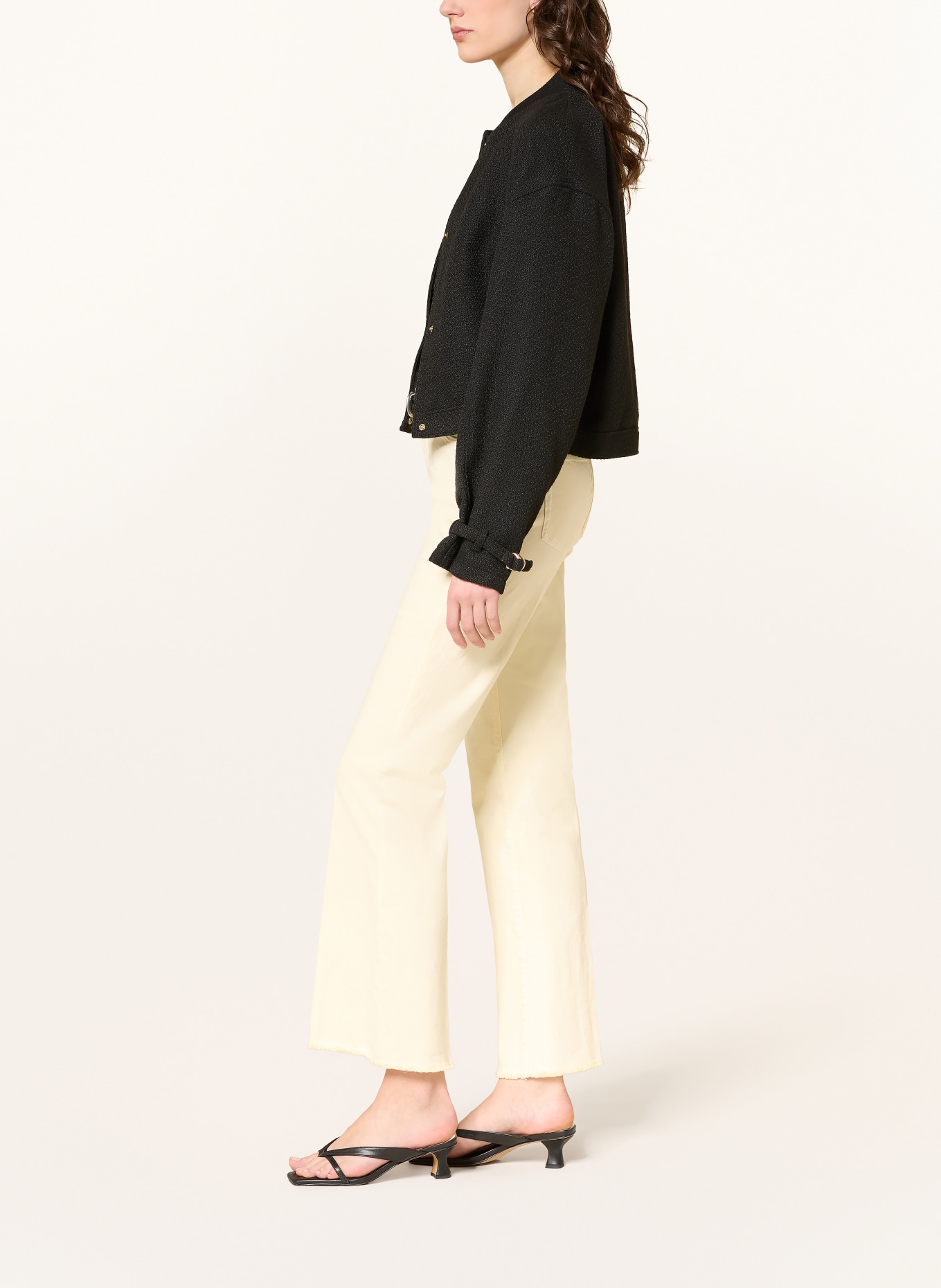 RAFFAELLO ROSSI Jean bootcut VIC: 210 VANILLE