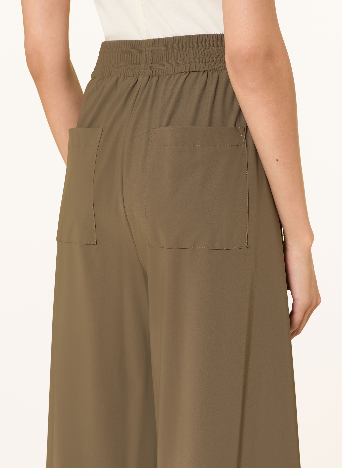 RAFFAELLO ROSSI LIZETT jogging-style pants: KHAKI