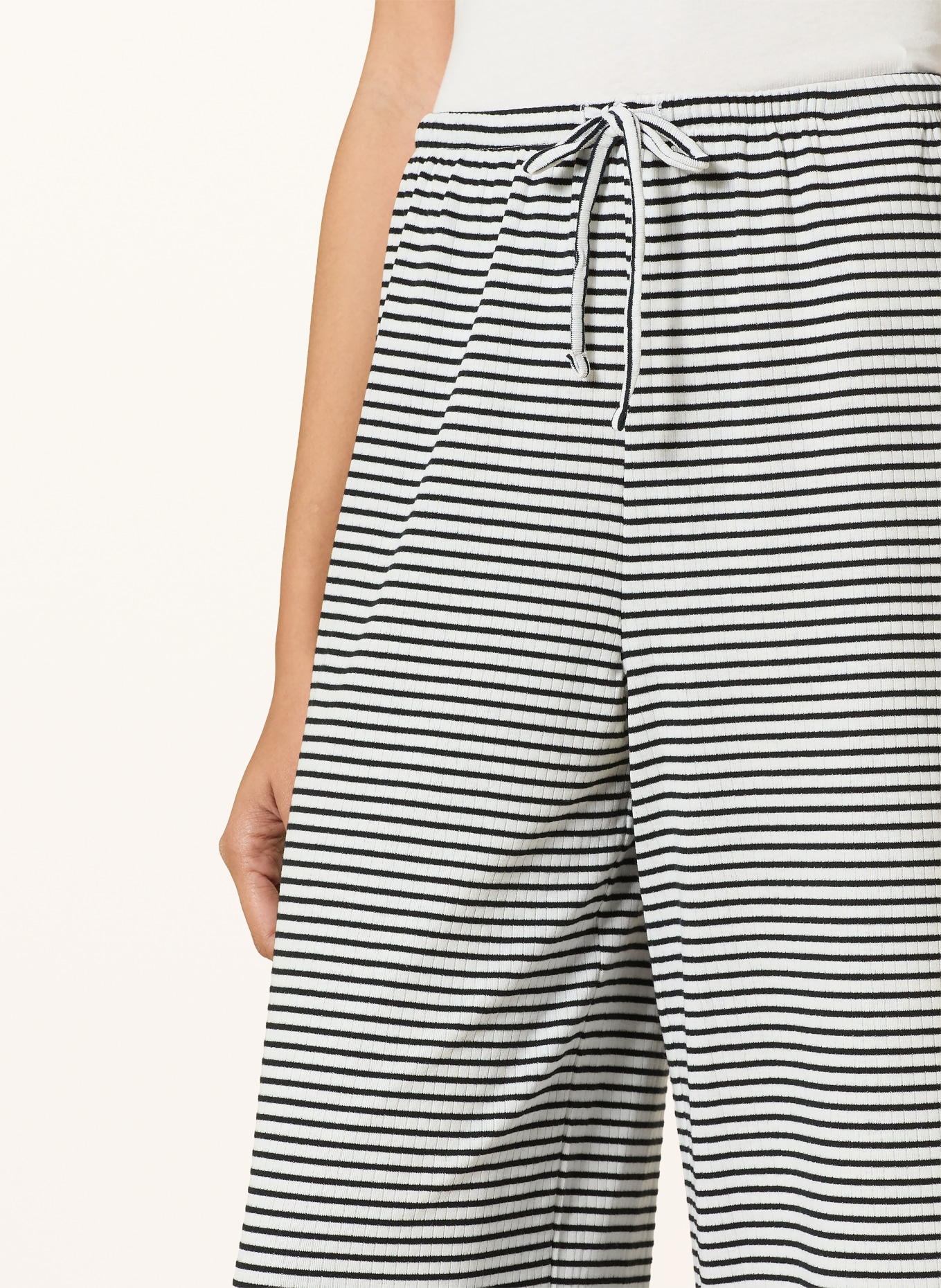 ONLY Broek: WIT / ZWART