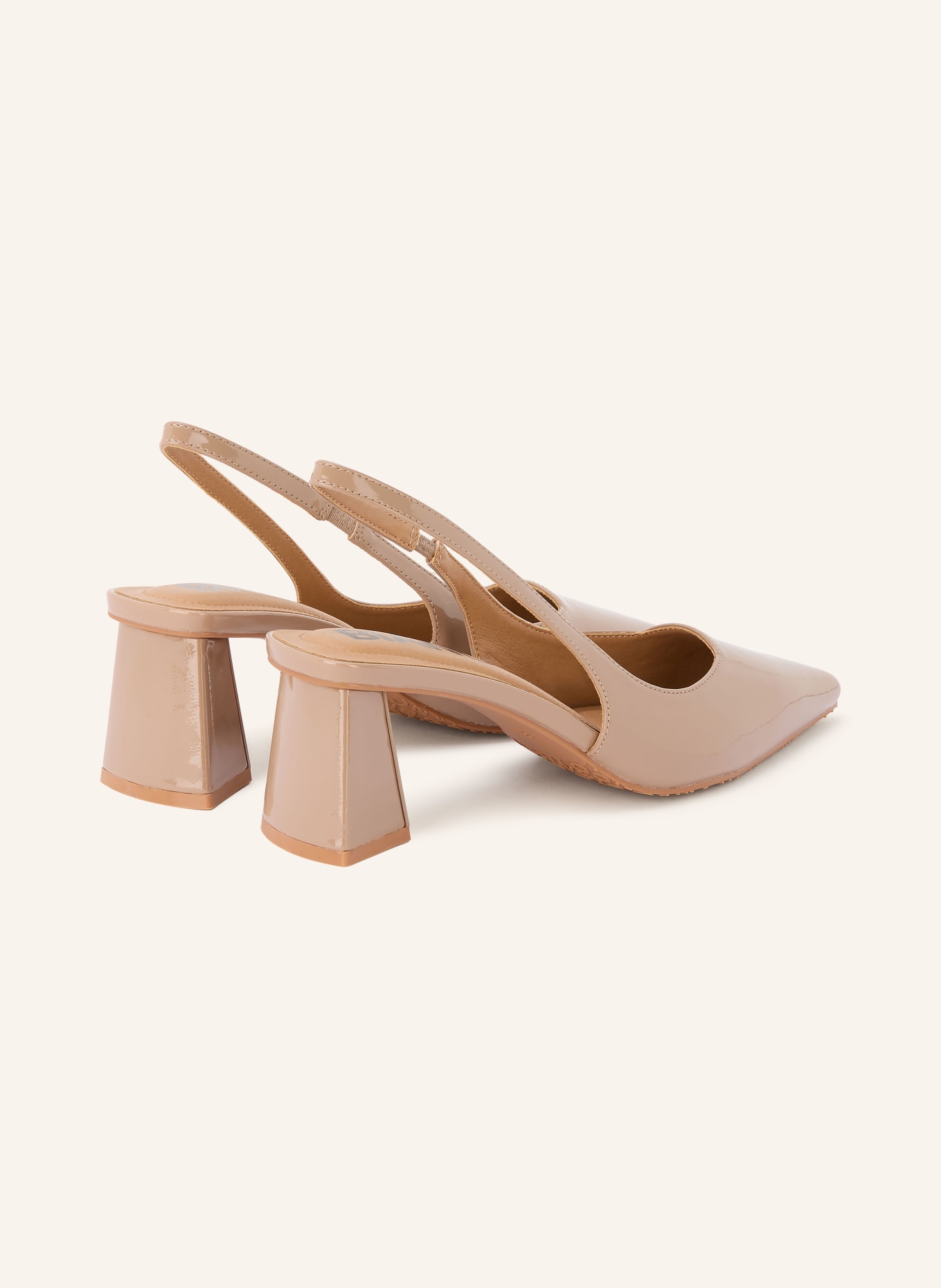 BIANCO Escarpins à bride: BEIGE