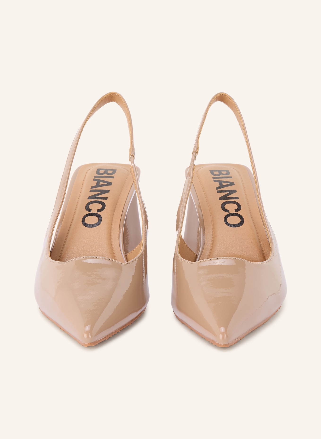 BIANCO Escarpins à bride: BEIGE