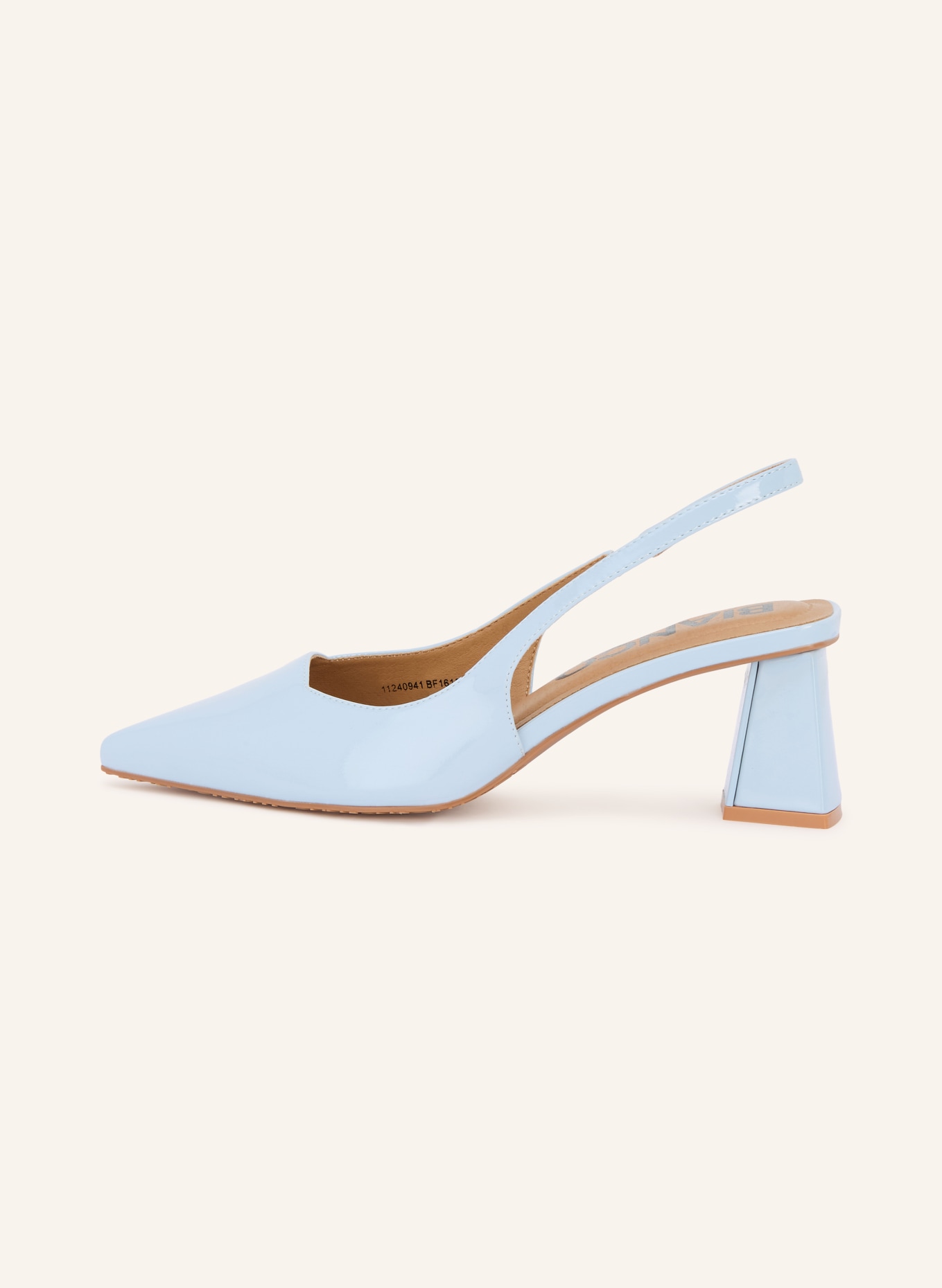 BIANCO slingback pumps: LIGHT BLUE