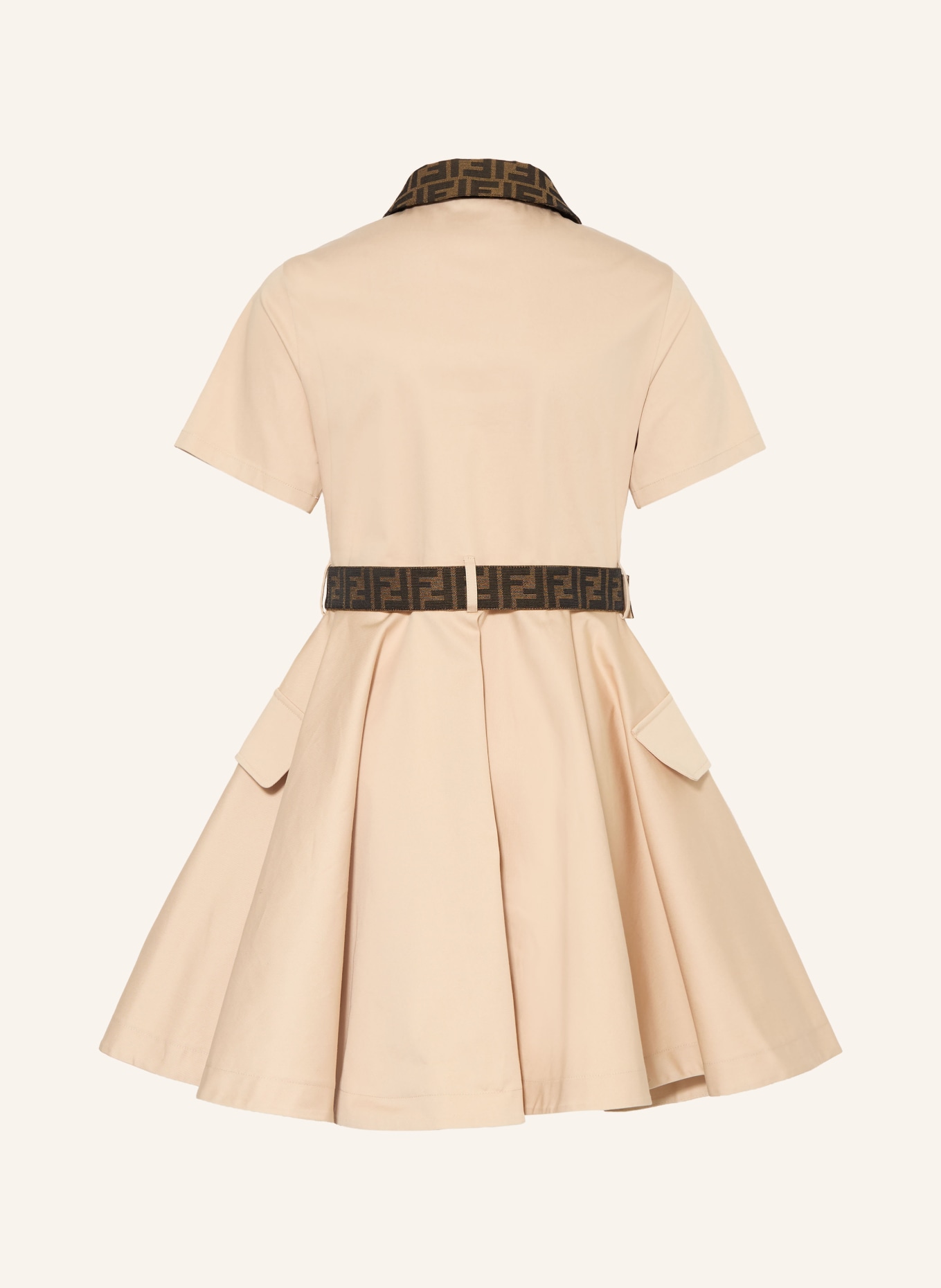 FENDI robe: CHAMEAU / MARRON FONCÉ / MARRON