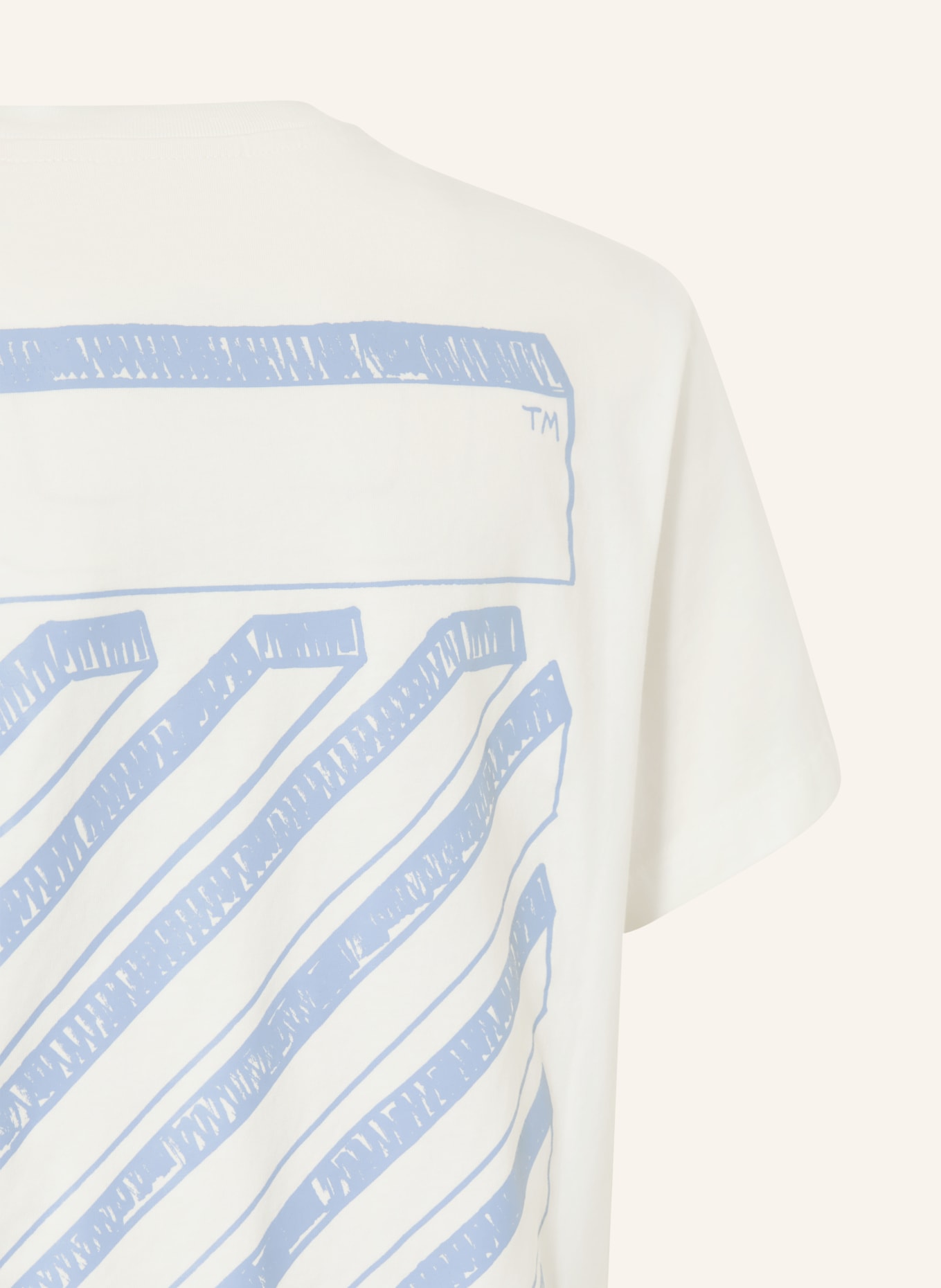 Off-White T-Shirt: WEISS
