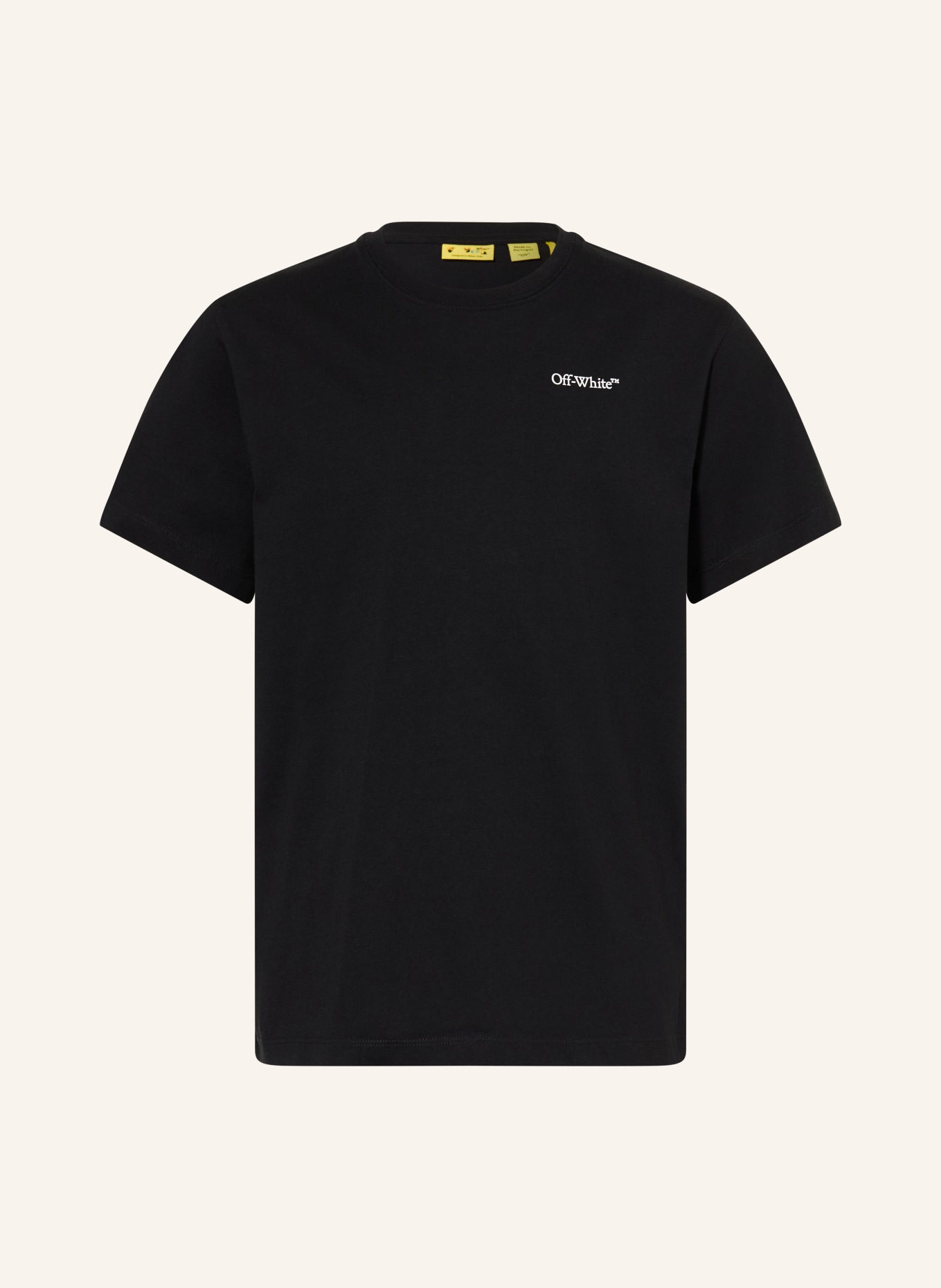 Off-White T-Shirt: SCHWARZ / WEISS