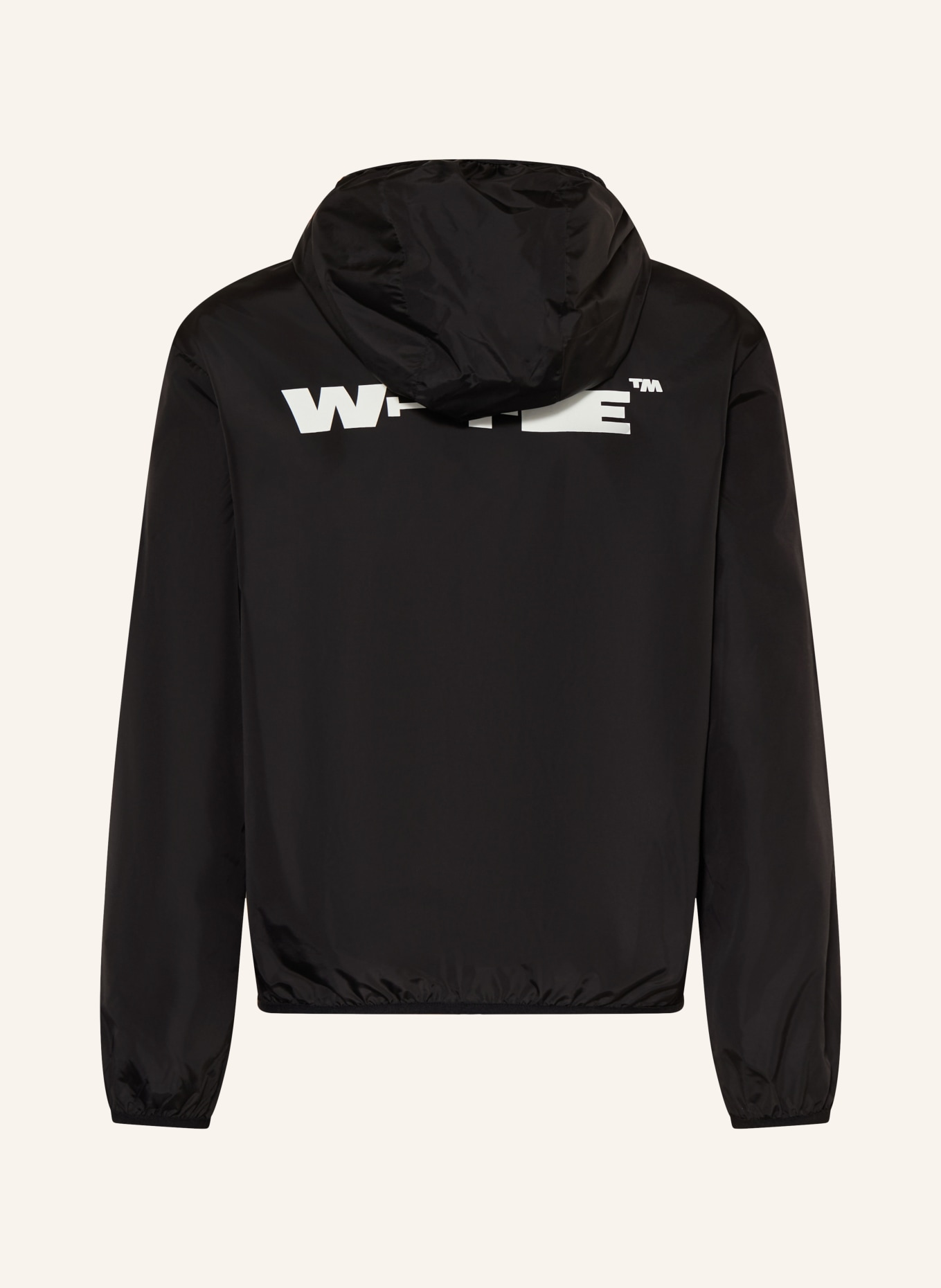 Off-White jas: ZWART / WIT