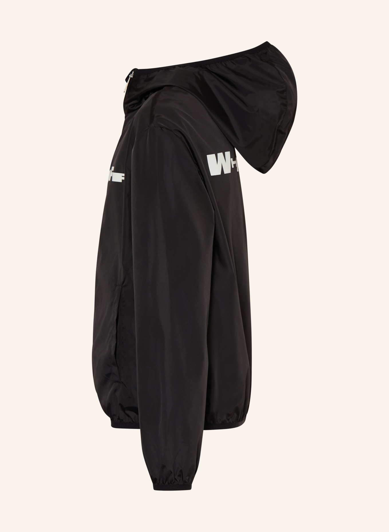 Off-White jas: ZWART / WIT