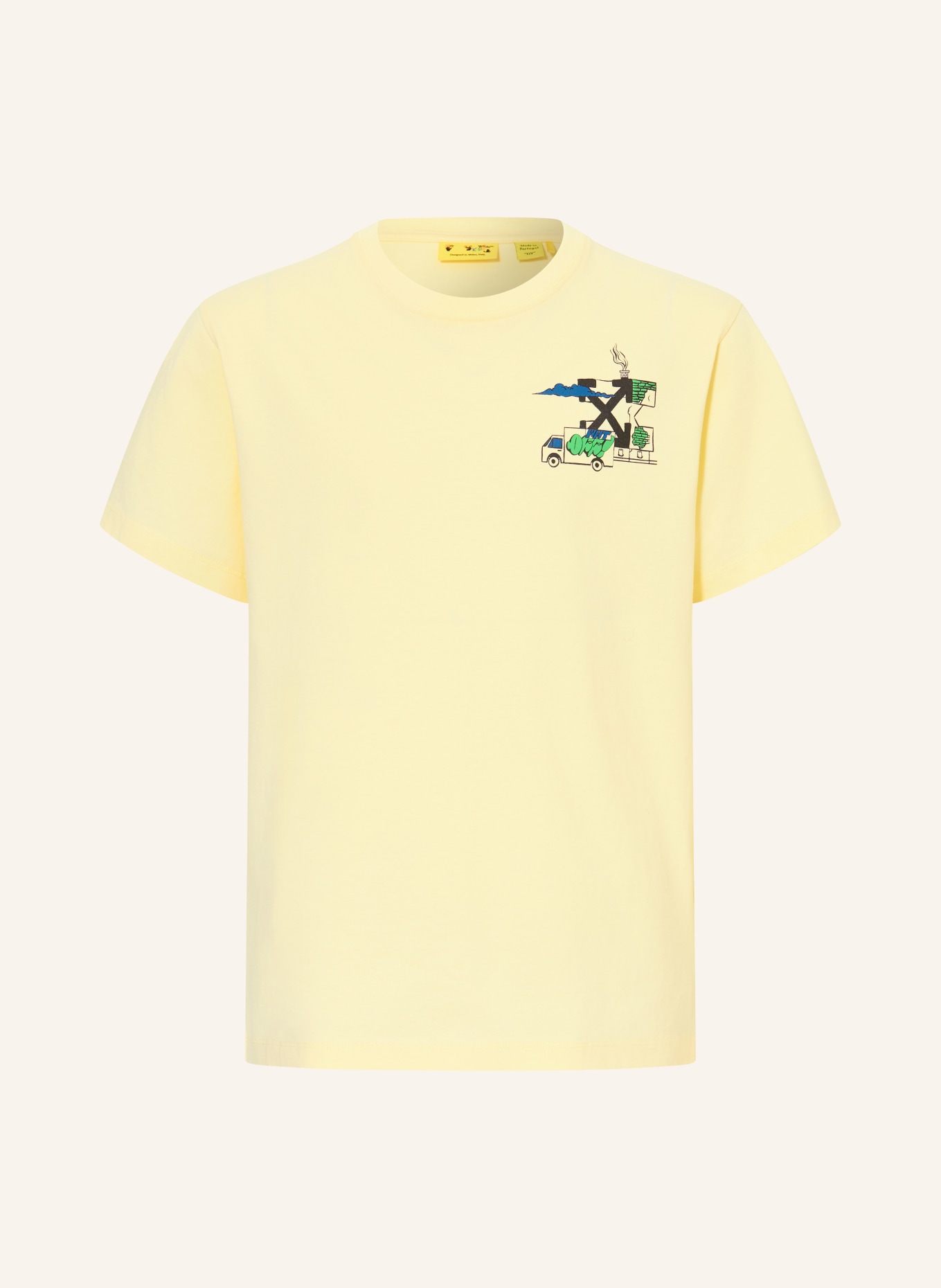 Off-White T-Shirt: HELLGELB