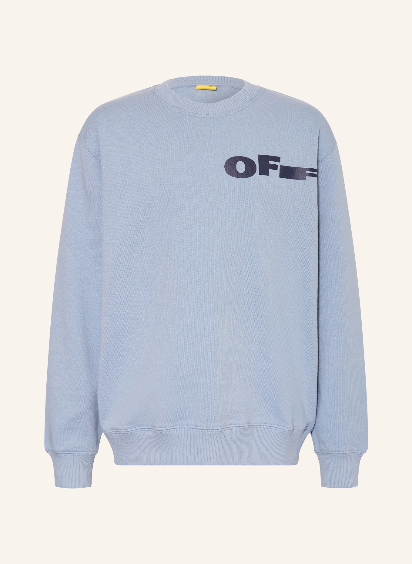 Off-White sweatshirt: LIGHT BLUE / DARK BLUE