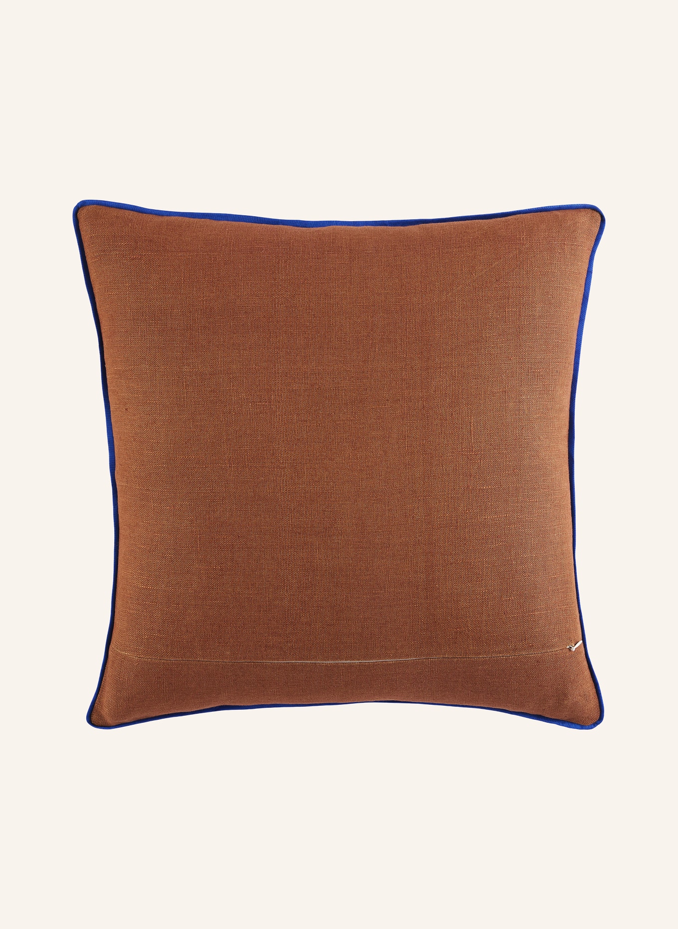 JONATHAN ADLER PLAYA HORSE decorative cushion made of linen: BROWN / RED / BLUE