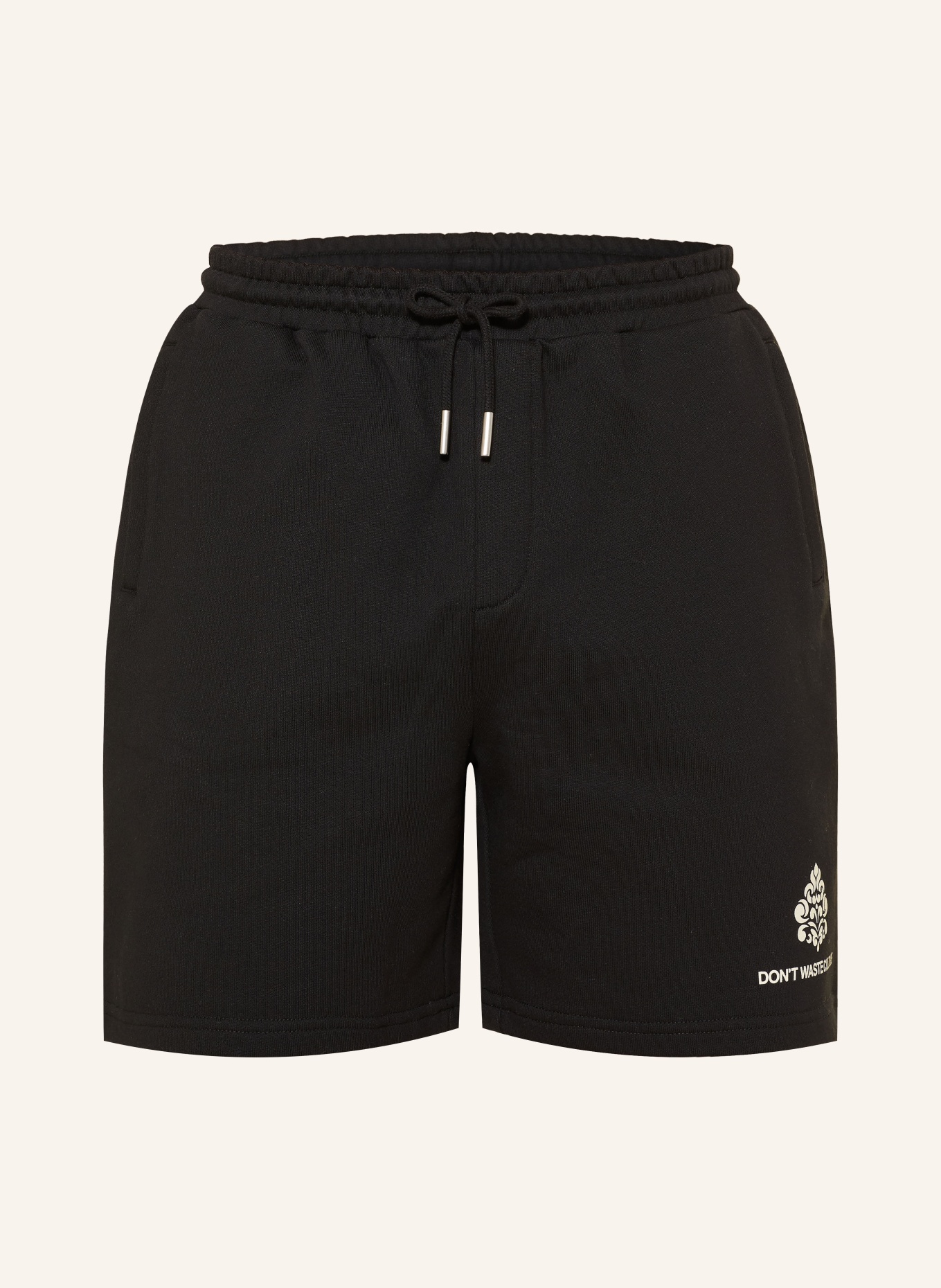 don't waste culture Sweatshorts RENAYA: SCHWARZ