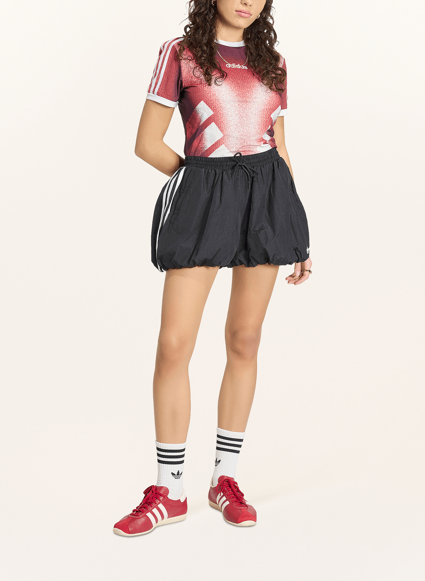 adidas Originals Shorts ADILENIUM 5.0 BALLOON: ZWART