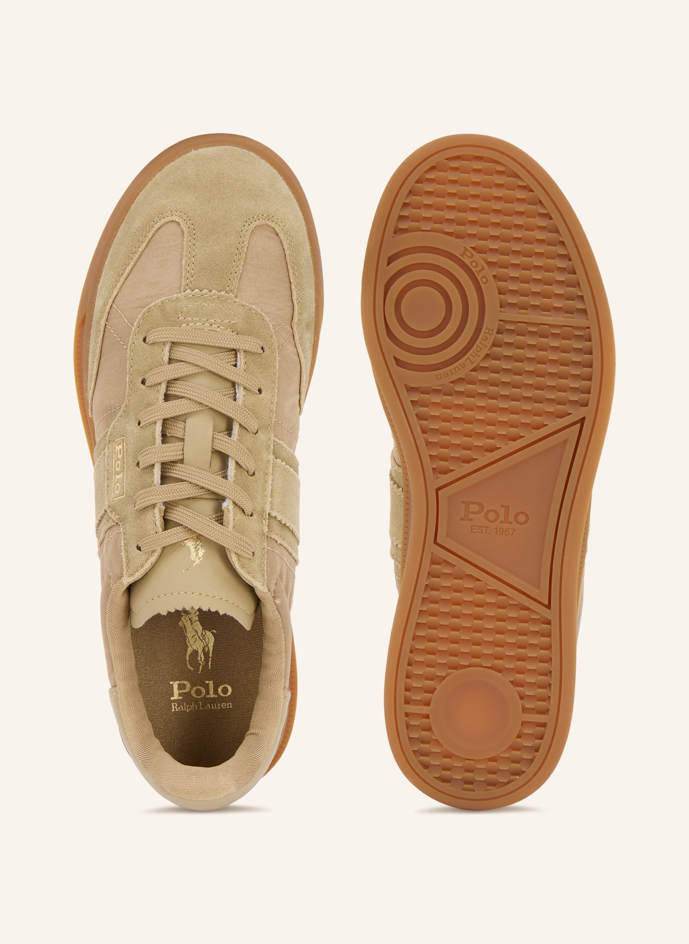 POLO RALPH LAUREN Baskets DELAVE: MARRON CLAIR