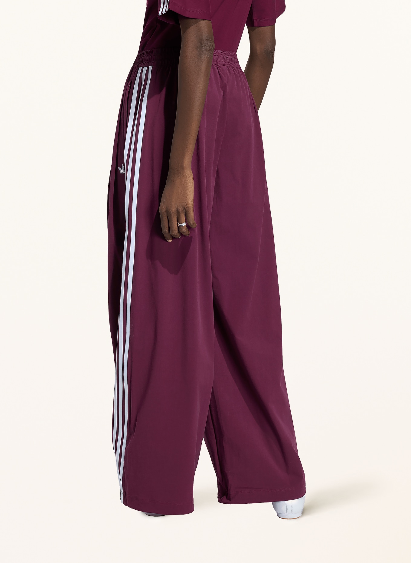 adidas Originals Trainingsbroek ADILENIUM 5.0 PLEATED: DONKERROOD