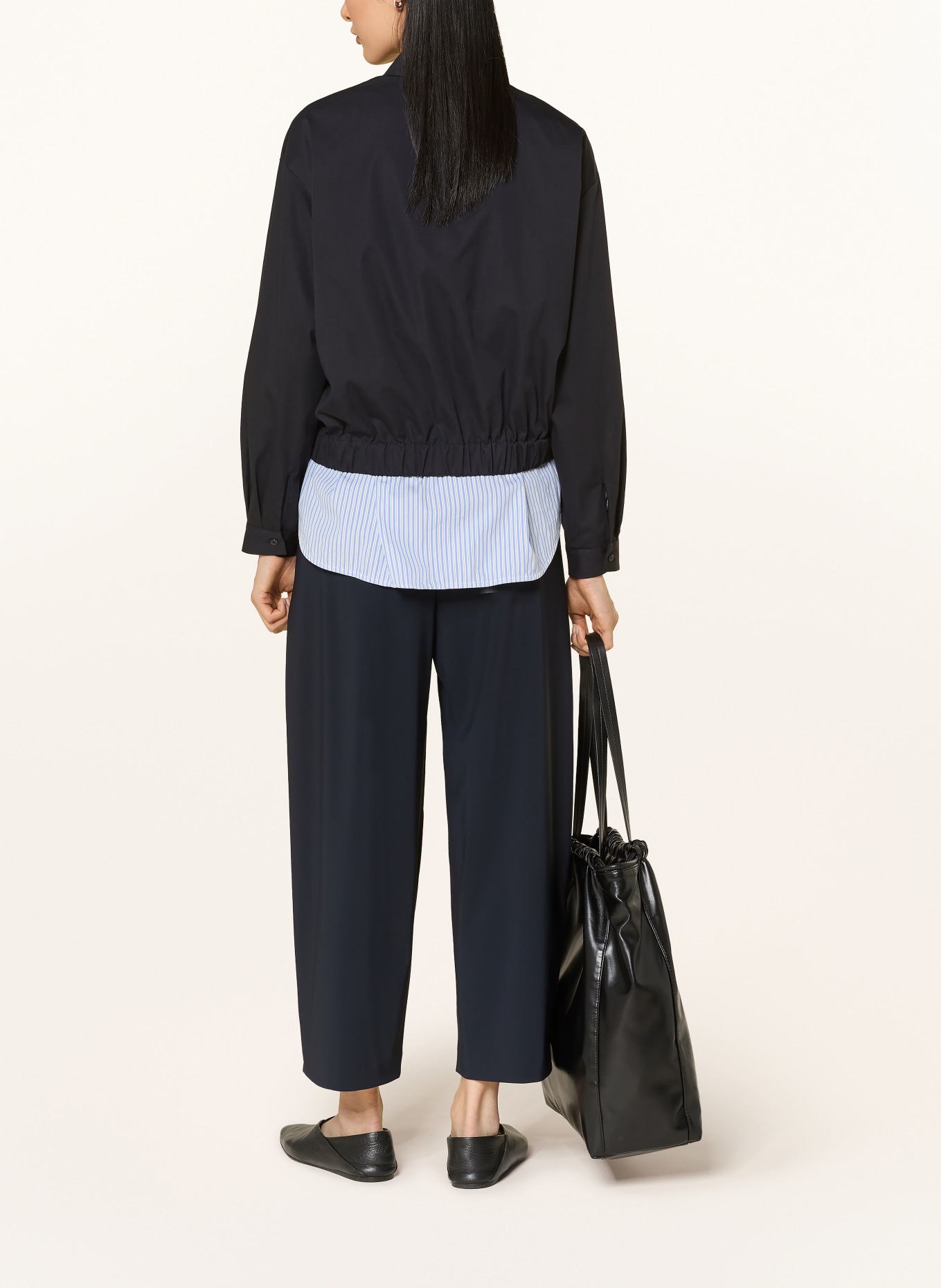 CINQUE CITEREE-blouson: DONKERBLAUW