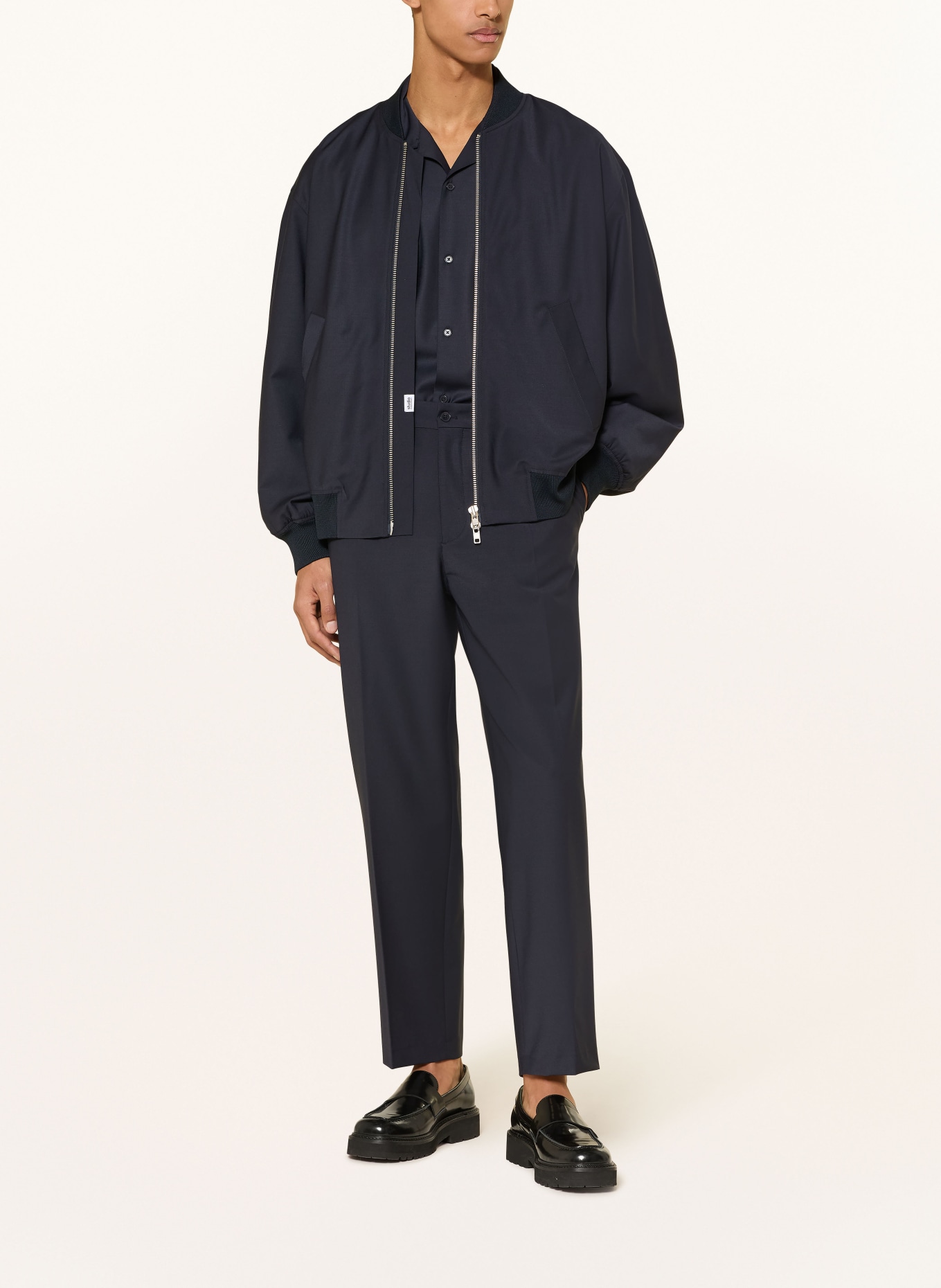 studio seidensticker Pantalon chino coupe classique: NOIR