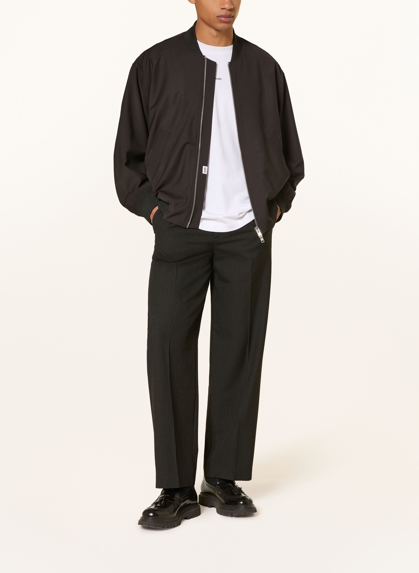 studio seidensticker Oversized-Blouson STUDIO: SCHWARZ