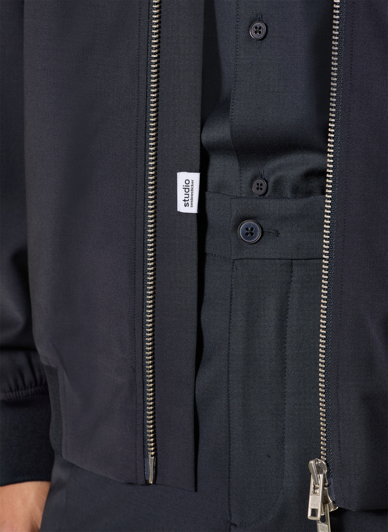 studio seidensticker Blouson oversize STUDIO: BLEU FONCÉ