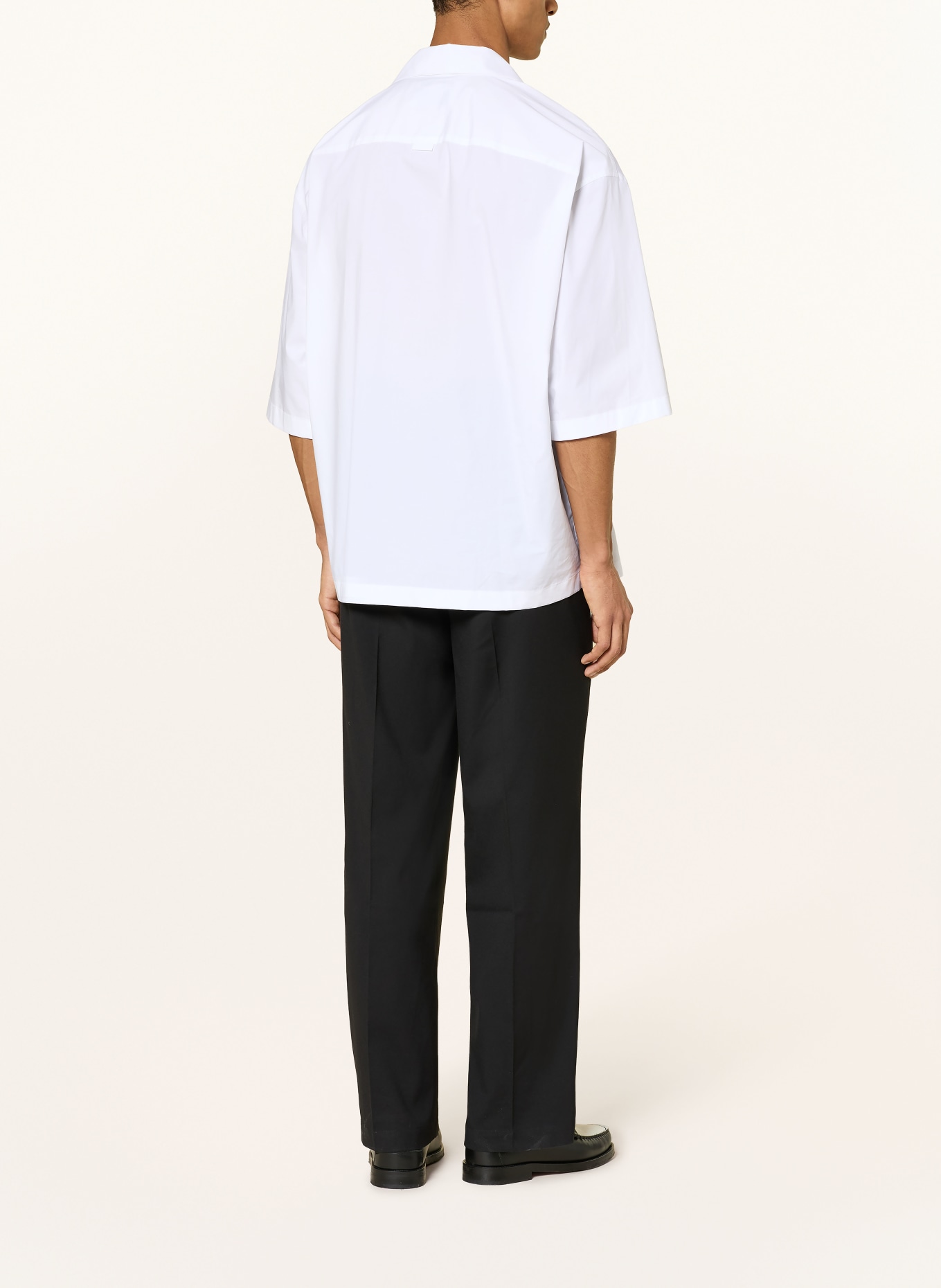 studio seidensticker Hemd Comfort Fit mit 3/4-Arm: WEISS