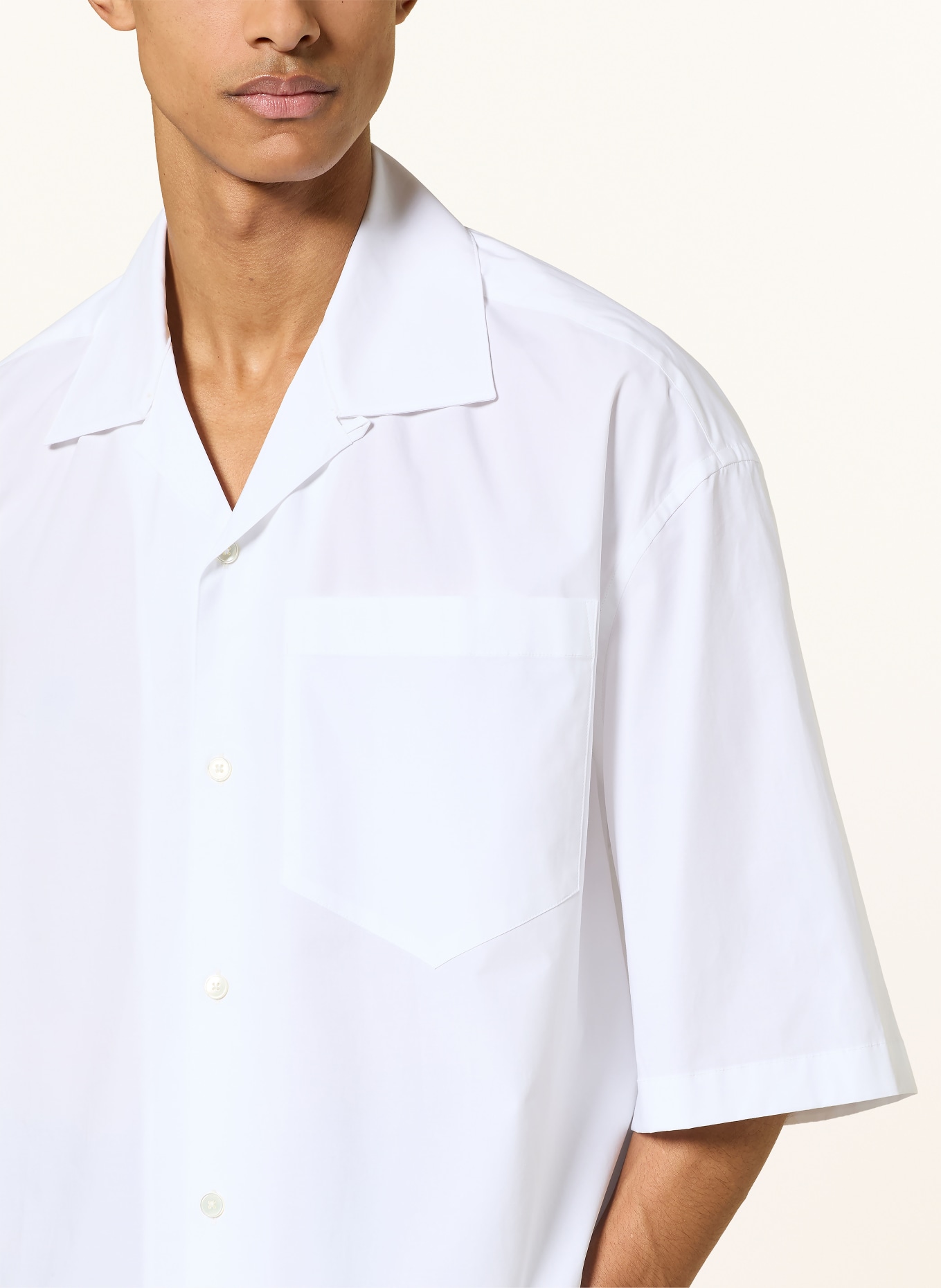 studio seidensticker Hemd Comfort Fit mit 3/4-Arm: WEISS
