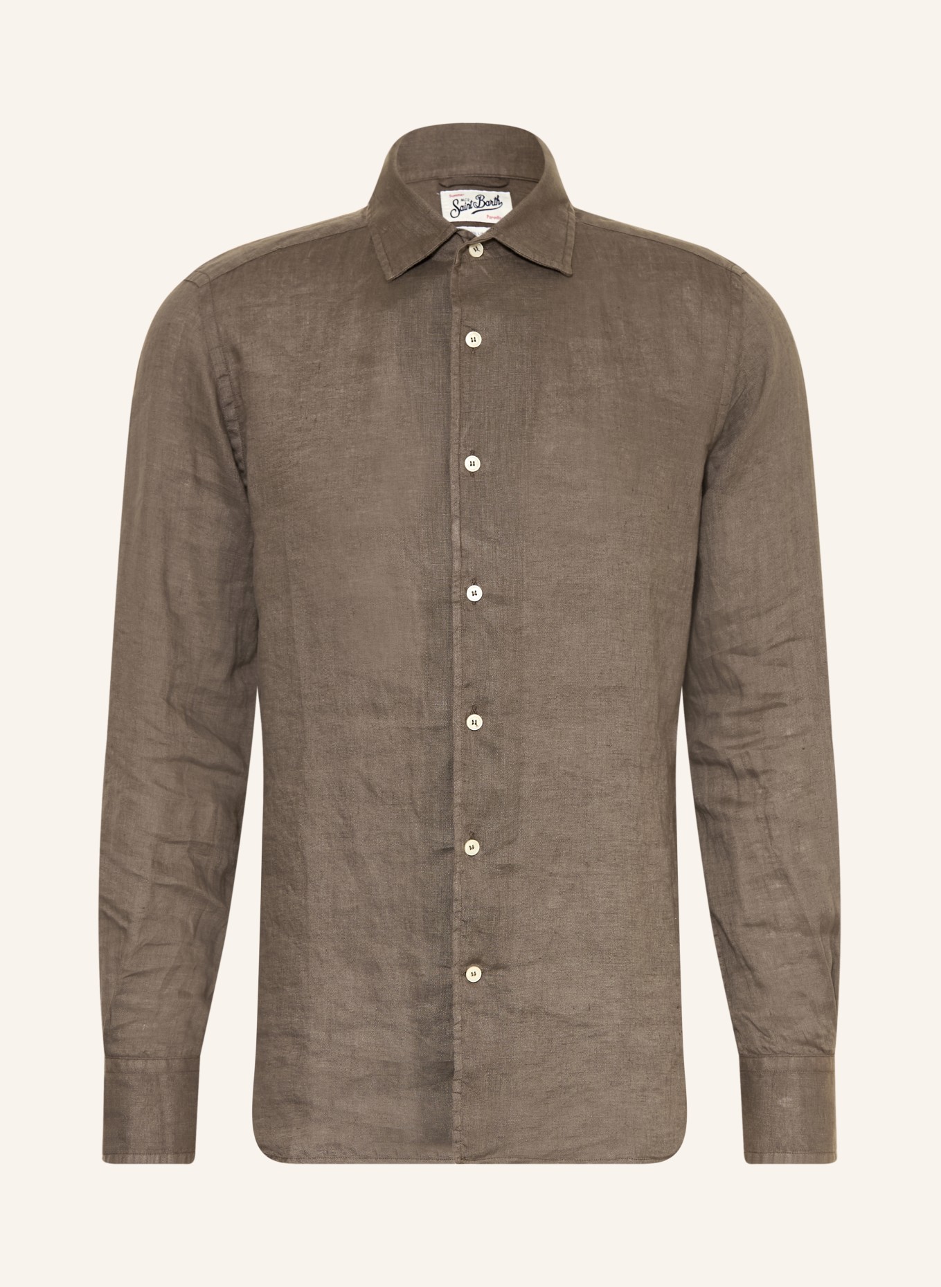 MC2 SAINT BARTH Leinenhemd RAPHAEL Comfort Fit: KHAKI