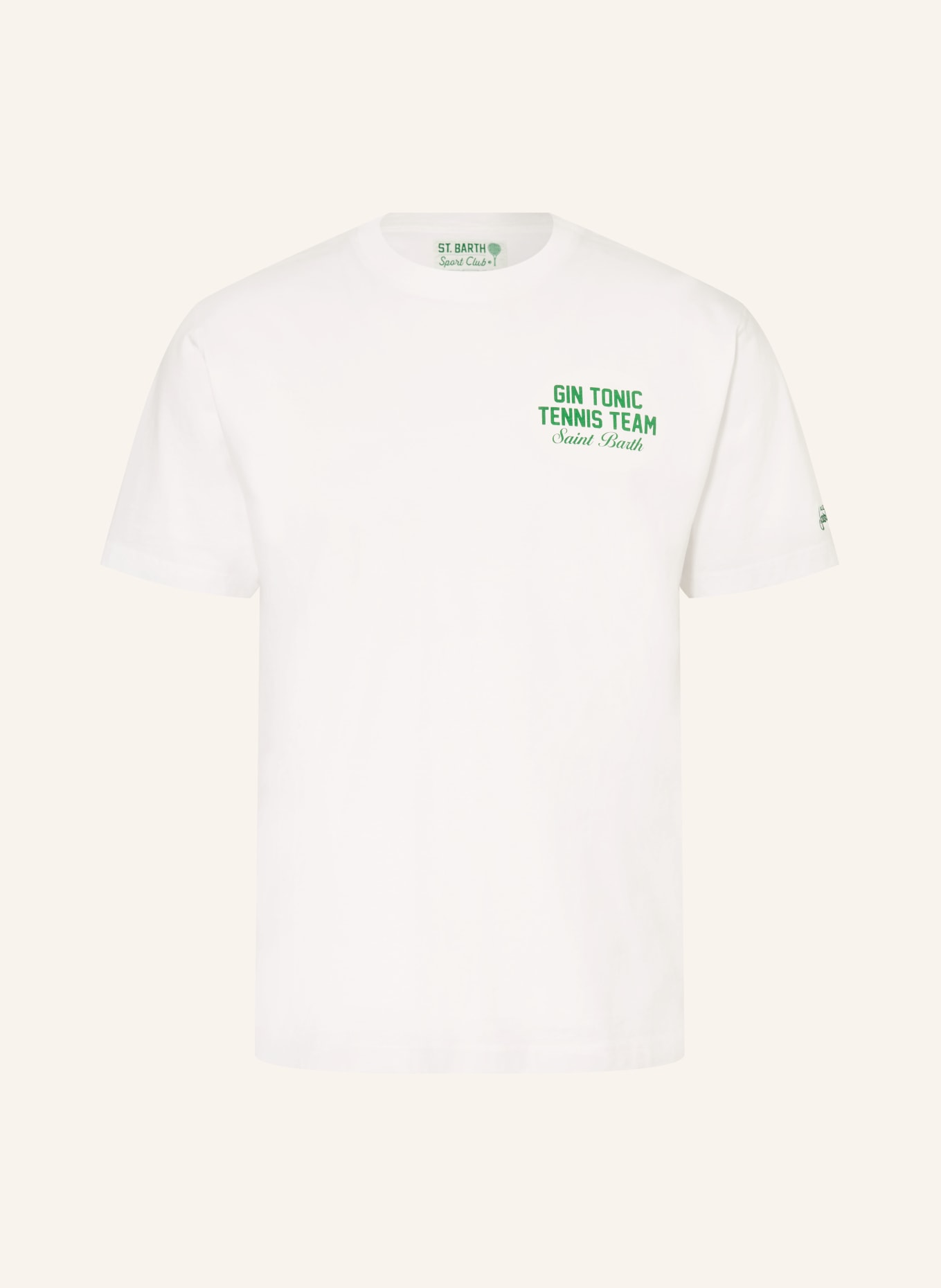 MC2 SAINT BARTH T-shirt PORTLAND: BLANC / VERT