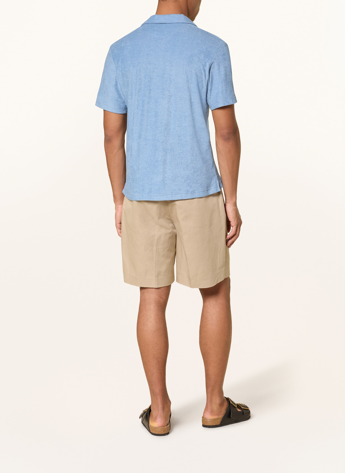 MC2 SAINT BARTH Frottee-Poloshirt JEREMY: HELLBLAU