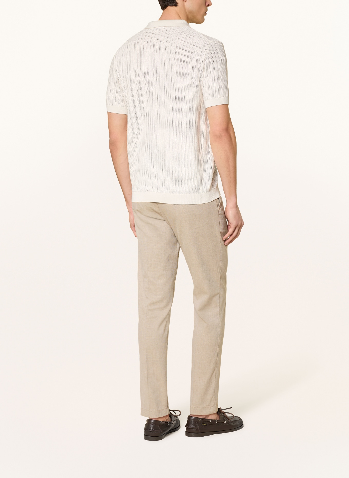 JOOP! Knitted polo shirt BAORON: WHITE