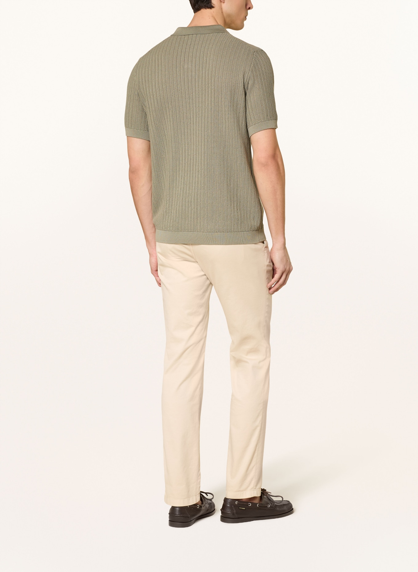 JOOP! Knitted polo shirt BAORON: OLIVE