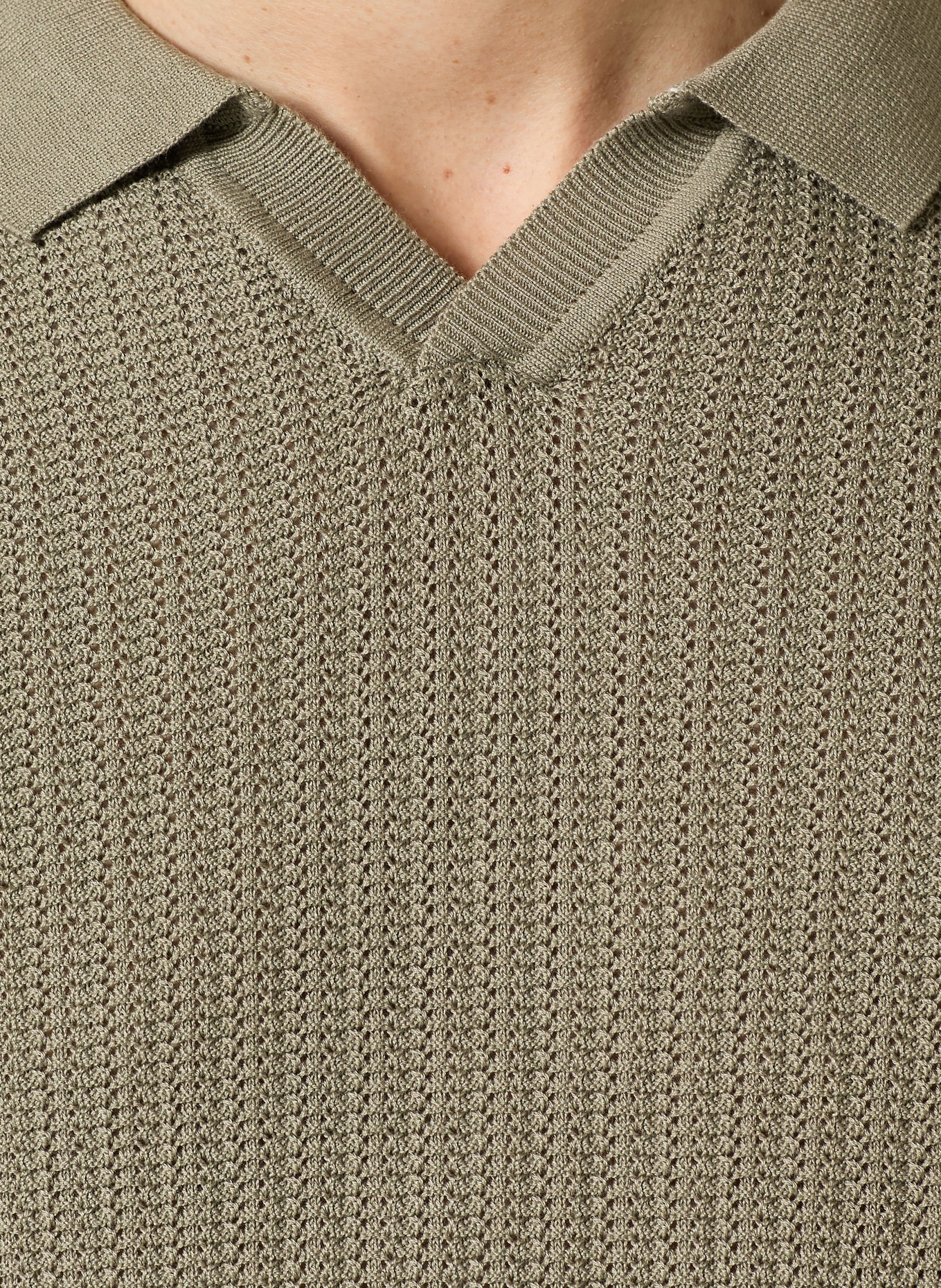 JOOP! Knitted polo shirt BAORON: OLIVE