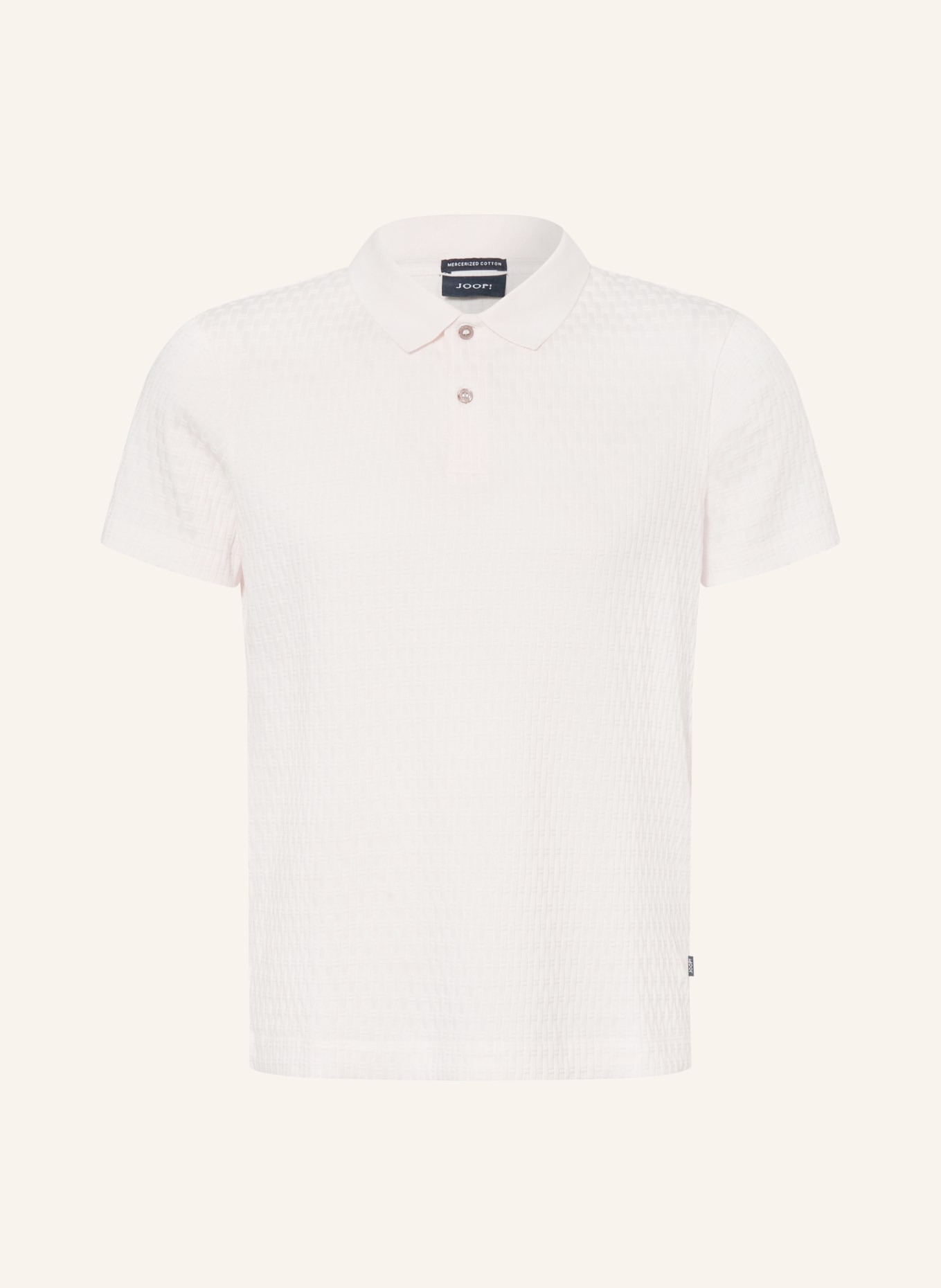 JOOP! JORGE knitted polo shirt: WHITE