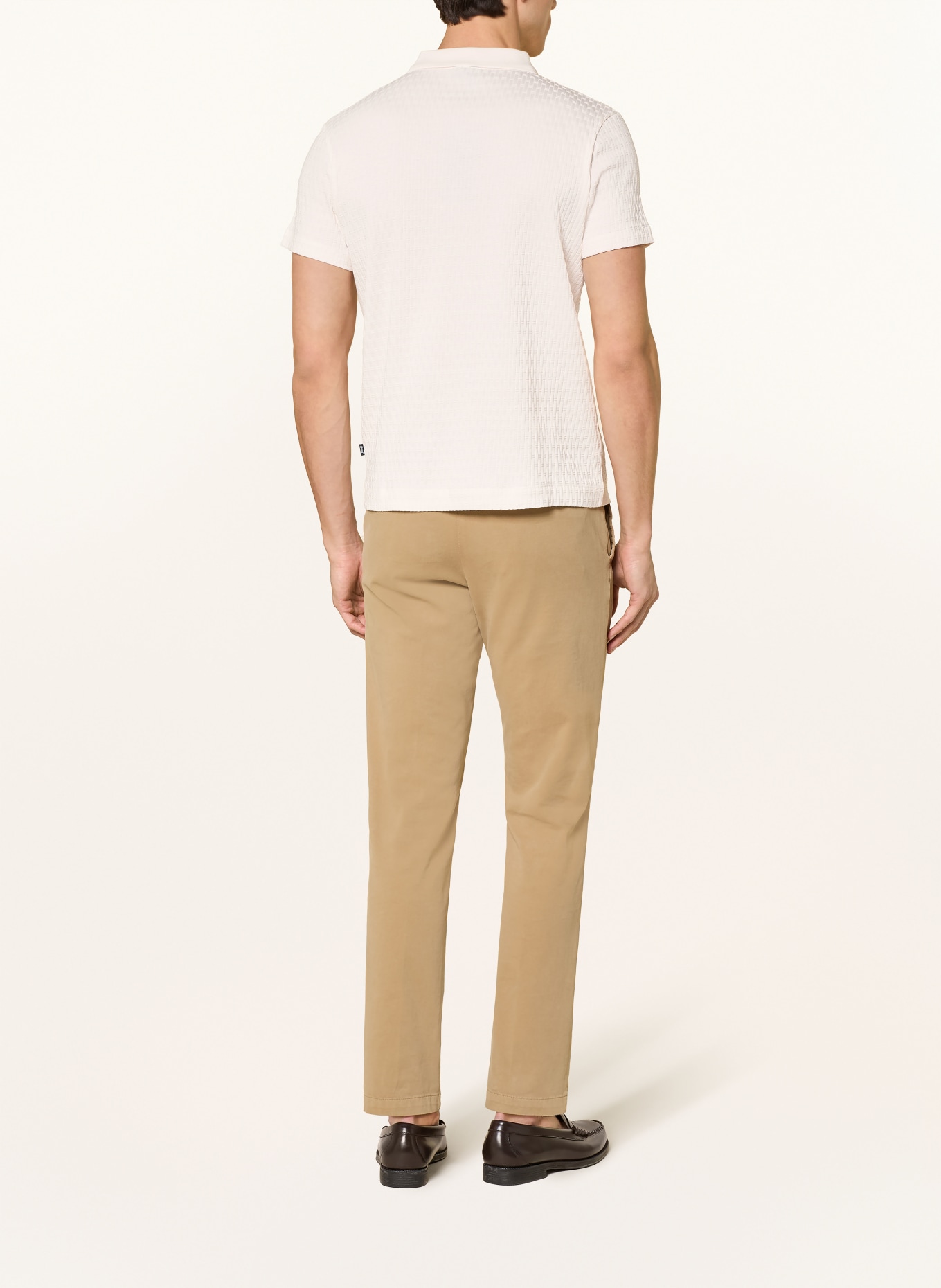 JOOP! JORGE knitted polo shirt: WHITE