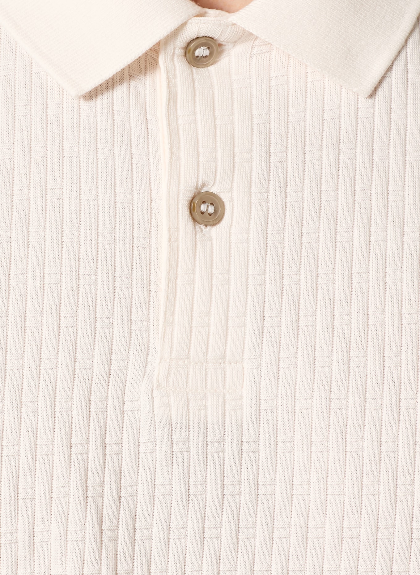 JOOP! JORGE knitted polo shirt: WHITE