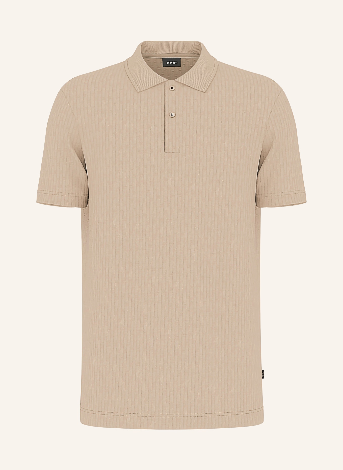 JOOP! Strick-Poloshirt JORGE: HELLBRAUN