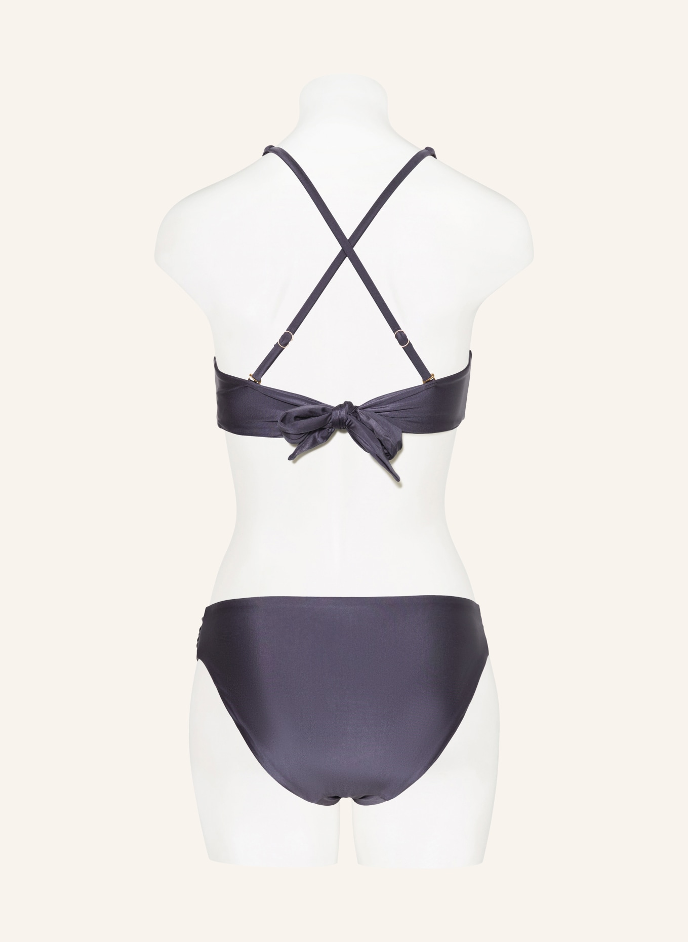 SEAFOLLY Bralette-Bikini-Top BELLE mit Cut-out: BLAUGRAU