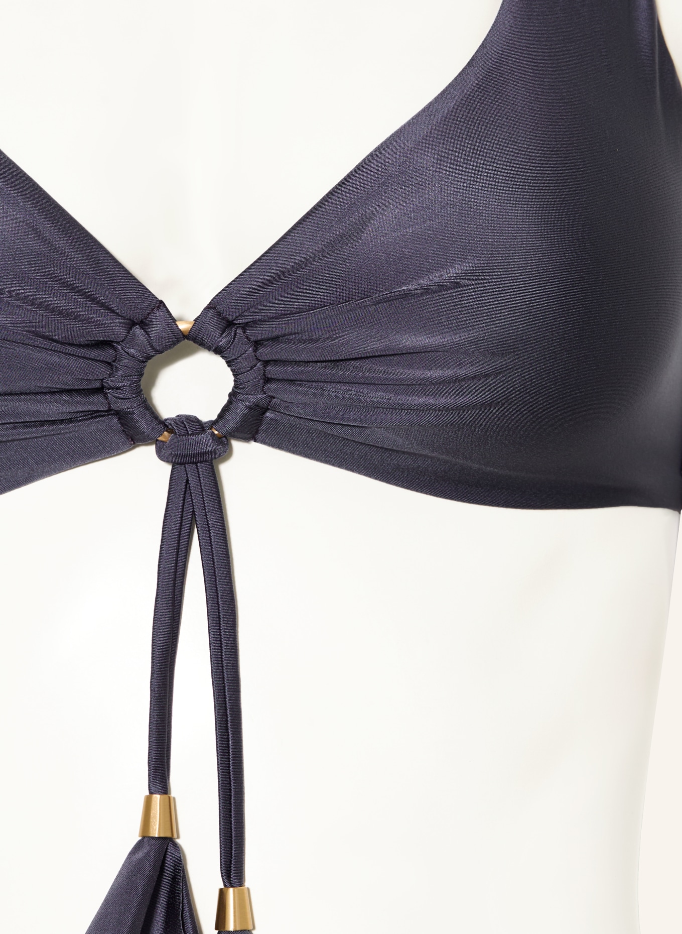 SEAFOLLY Bralette-Bikini-Top BELLE mit Cut-out: BLAUGRAU