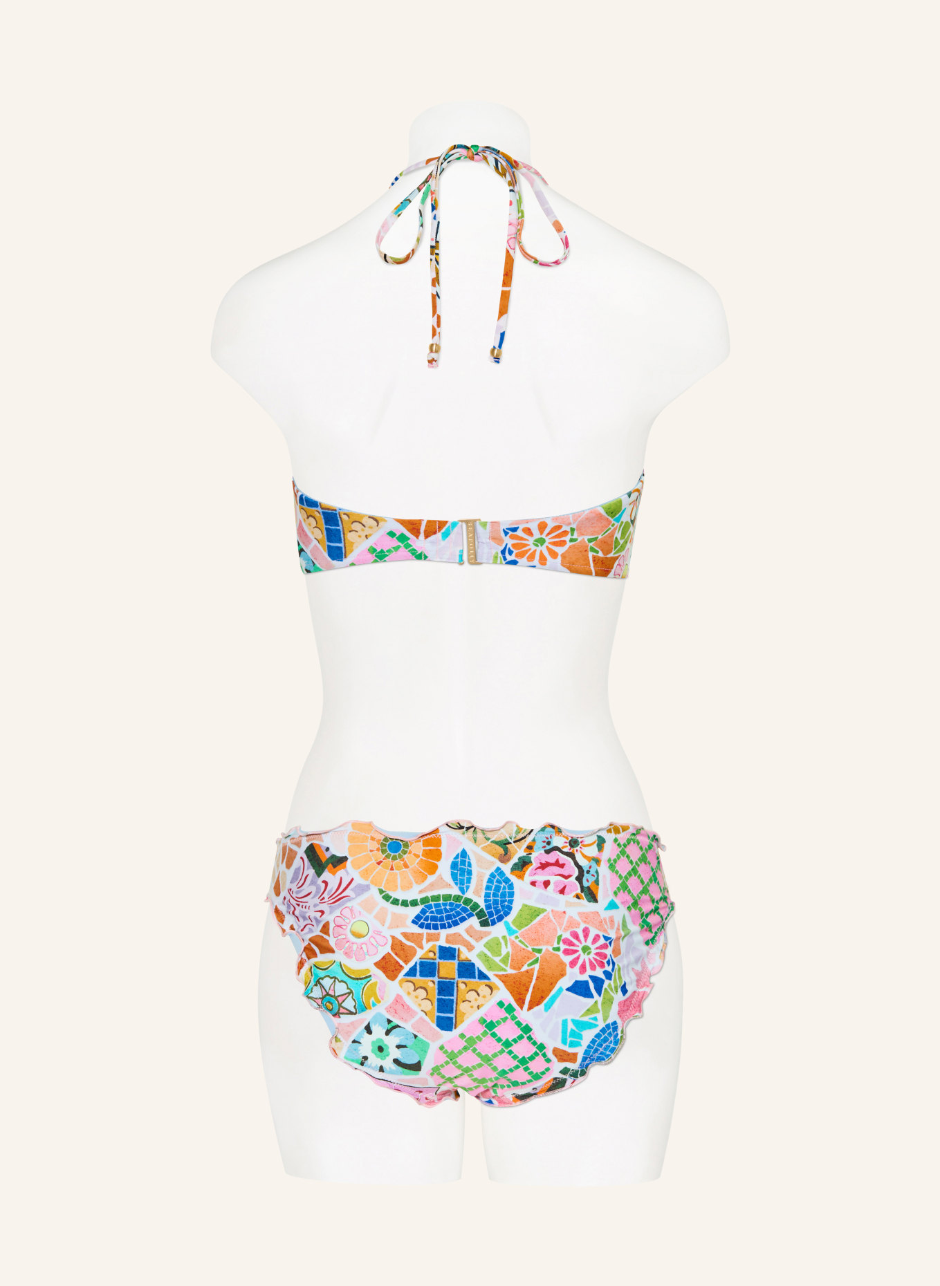 SEAFOLLY Základní bikiny BEACHBOHÈME: RŮŽOVÁ / MODRÁ / BÍLÁ