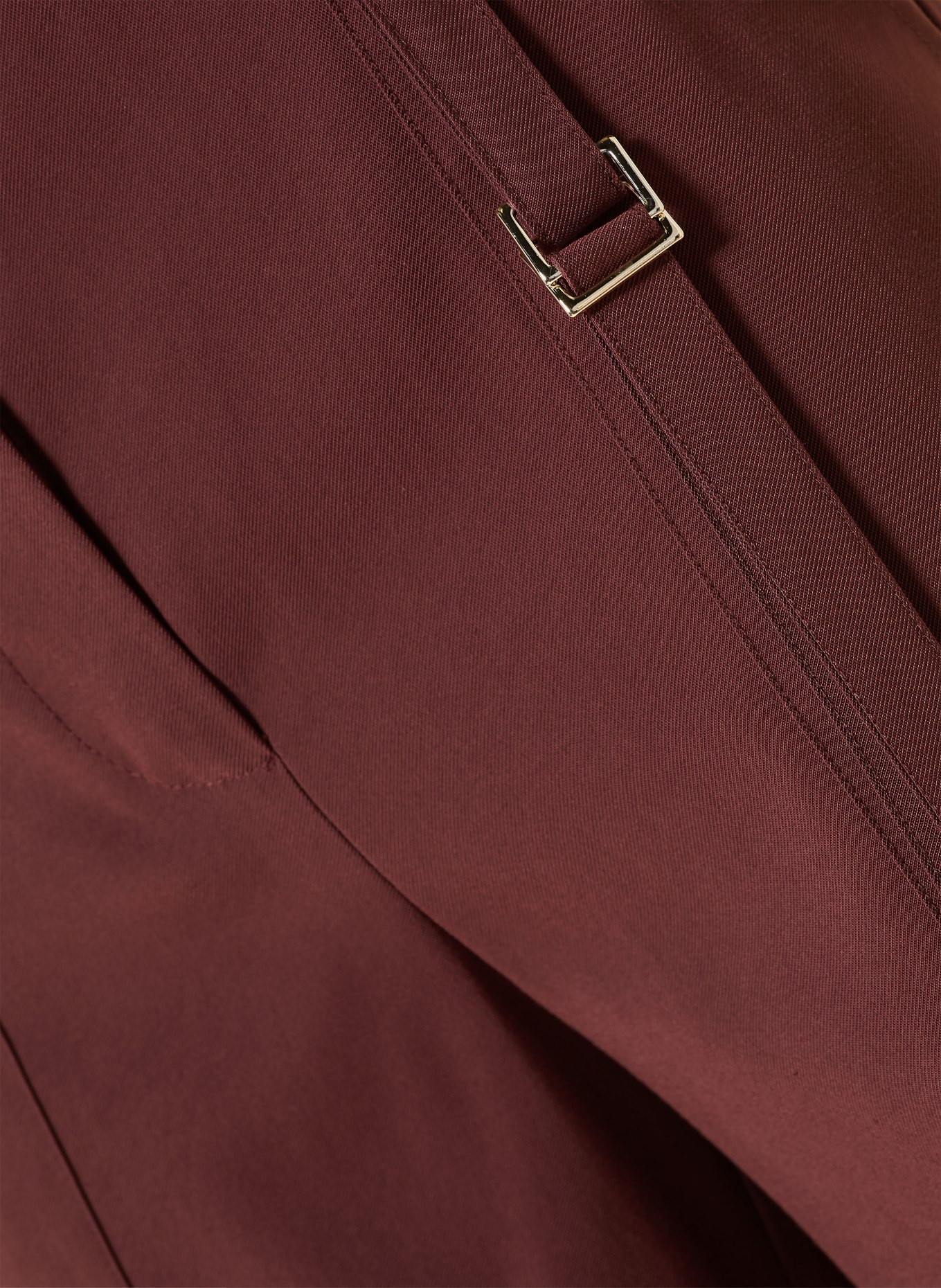 PATRIZIA PEPE bermudy: CIEMNOCZERWONY