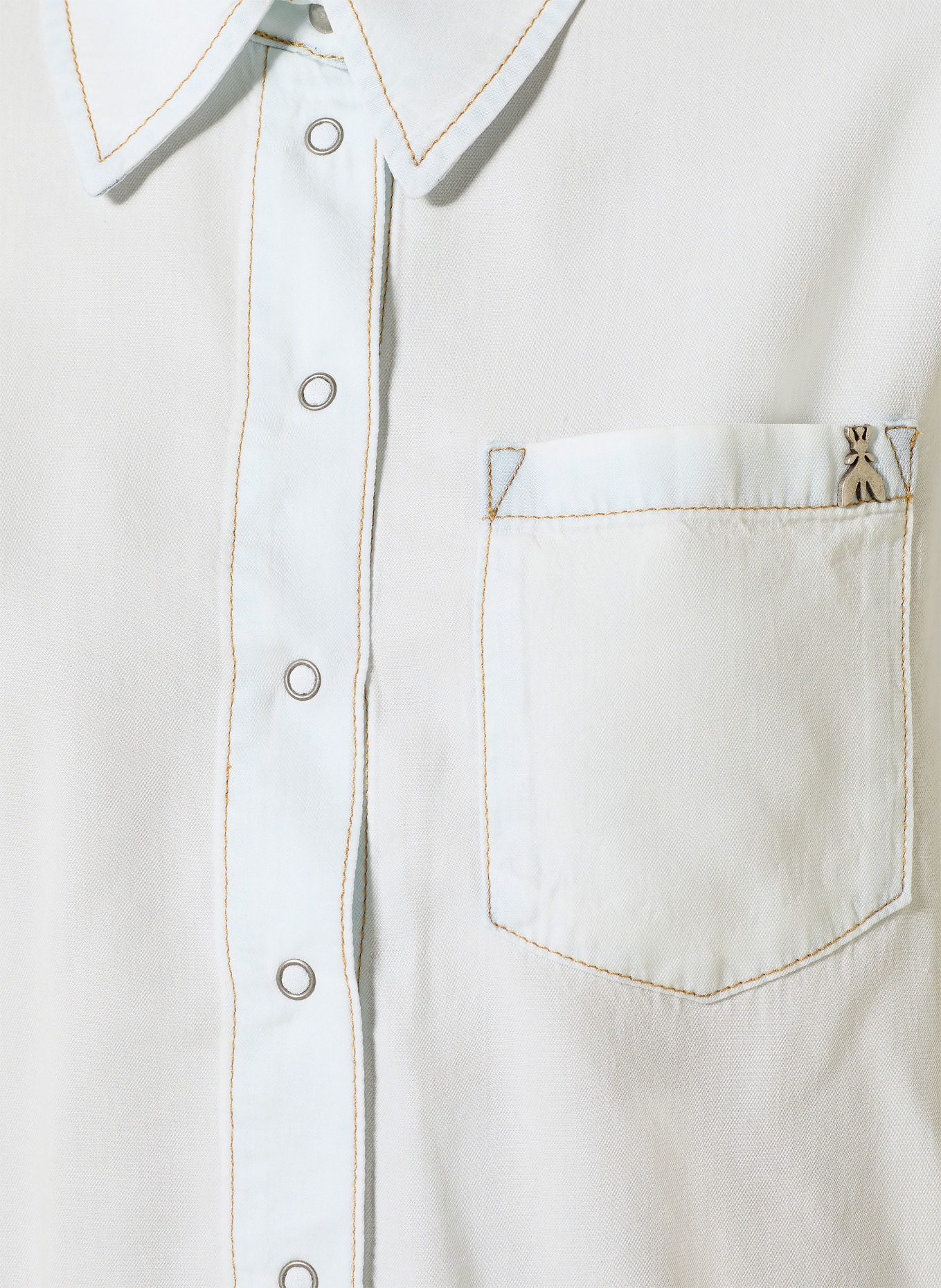 PATRIZIA PEPE Hemdbluse: BLAUGRAU