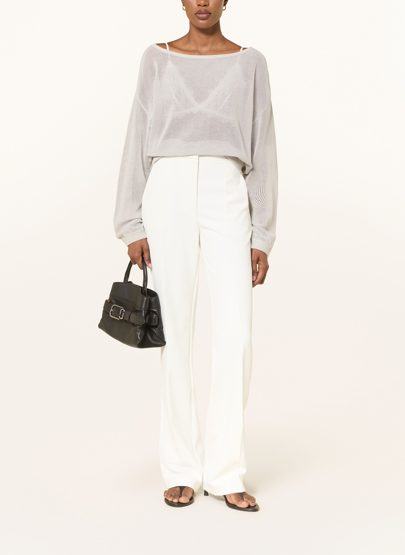 PATRIZIA PEPE Trui: LICHTGRIJS