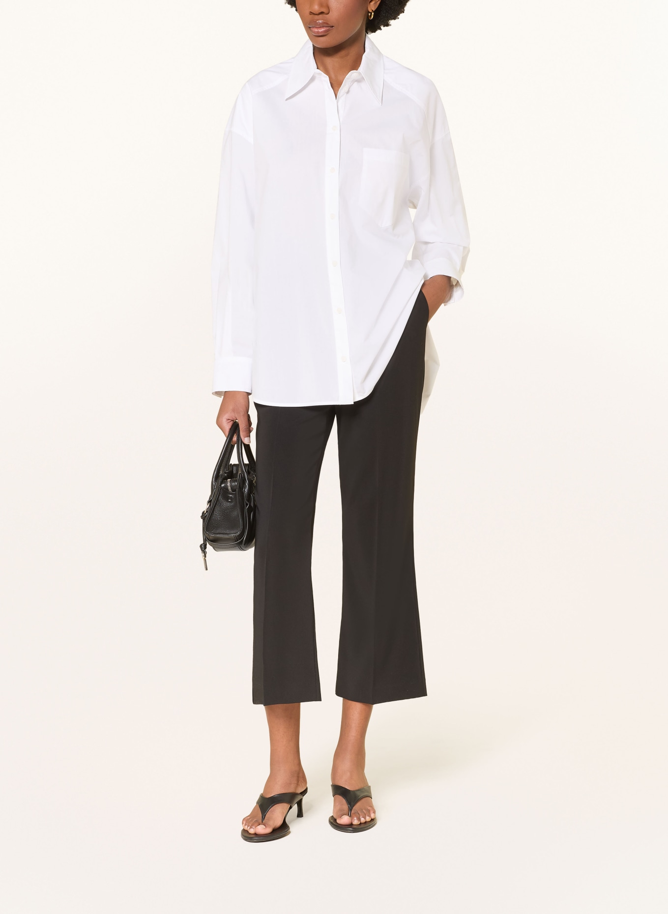 PATRIZIA PEPE Hemdbluse: WEISS