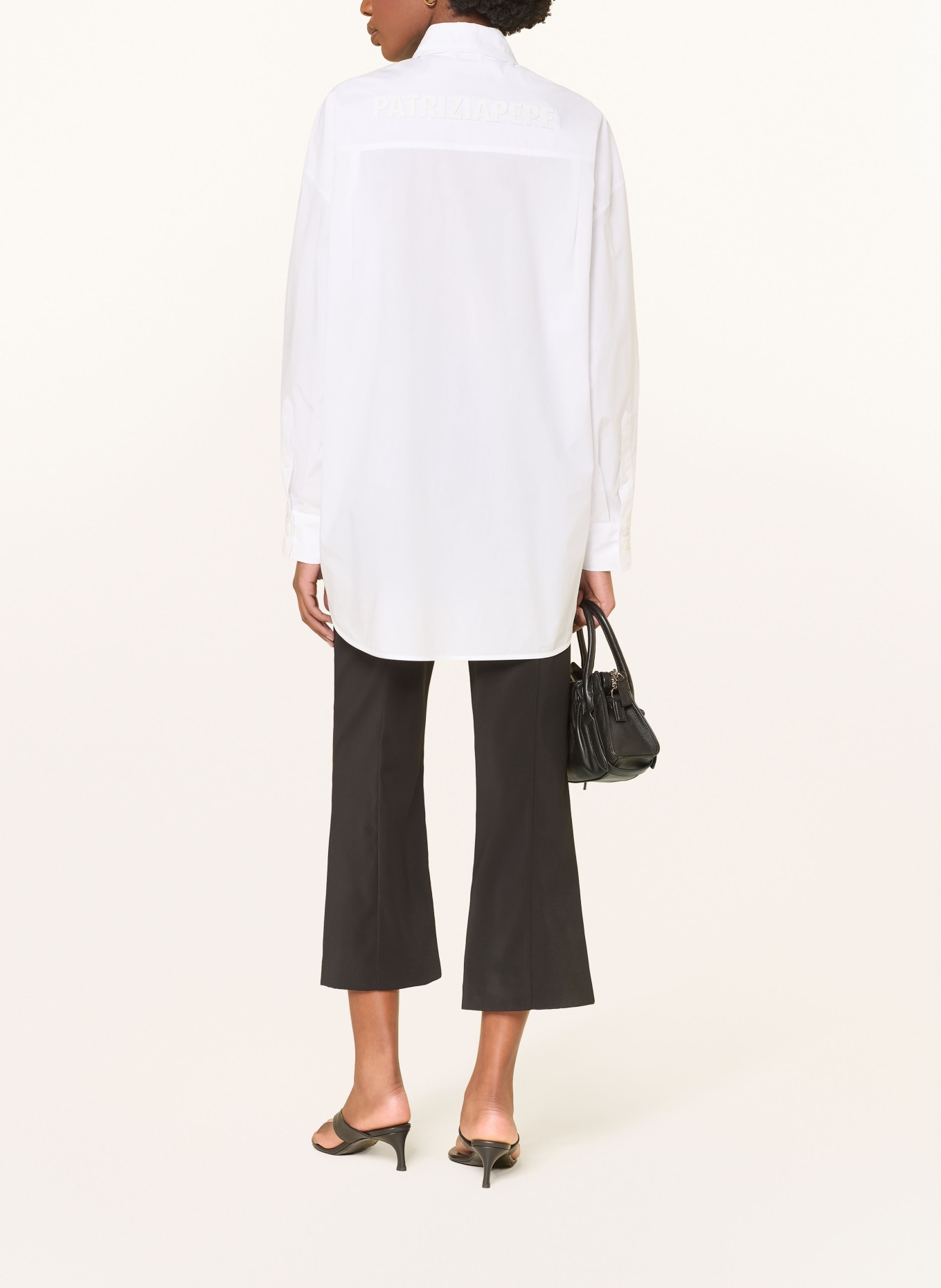 PATRIZIA PEPE Hemdbluse: WEISS