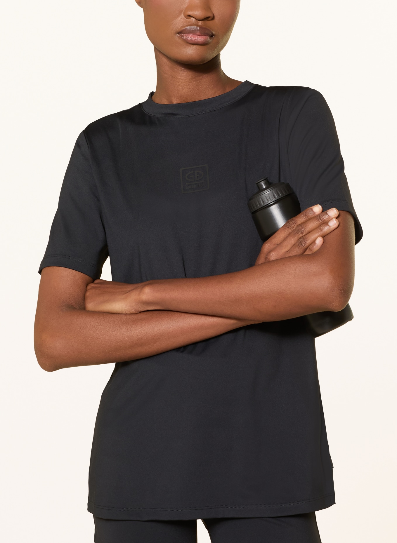 GOLDBERGH T-shirt AMIRA: ZWART